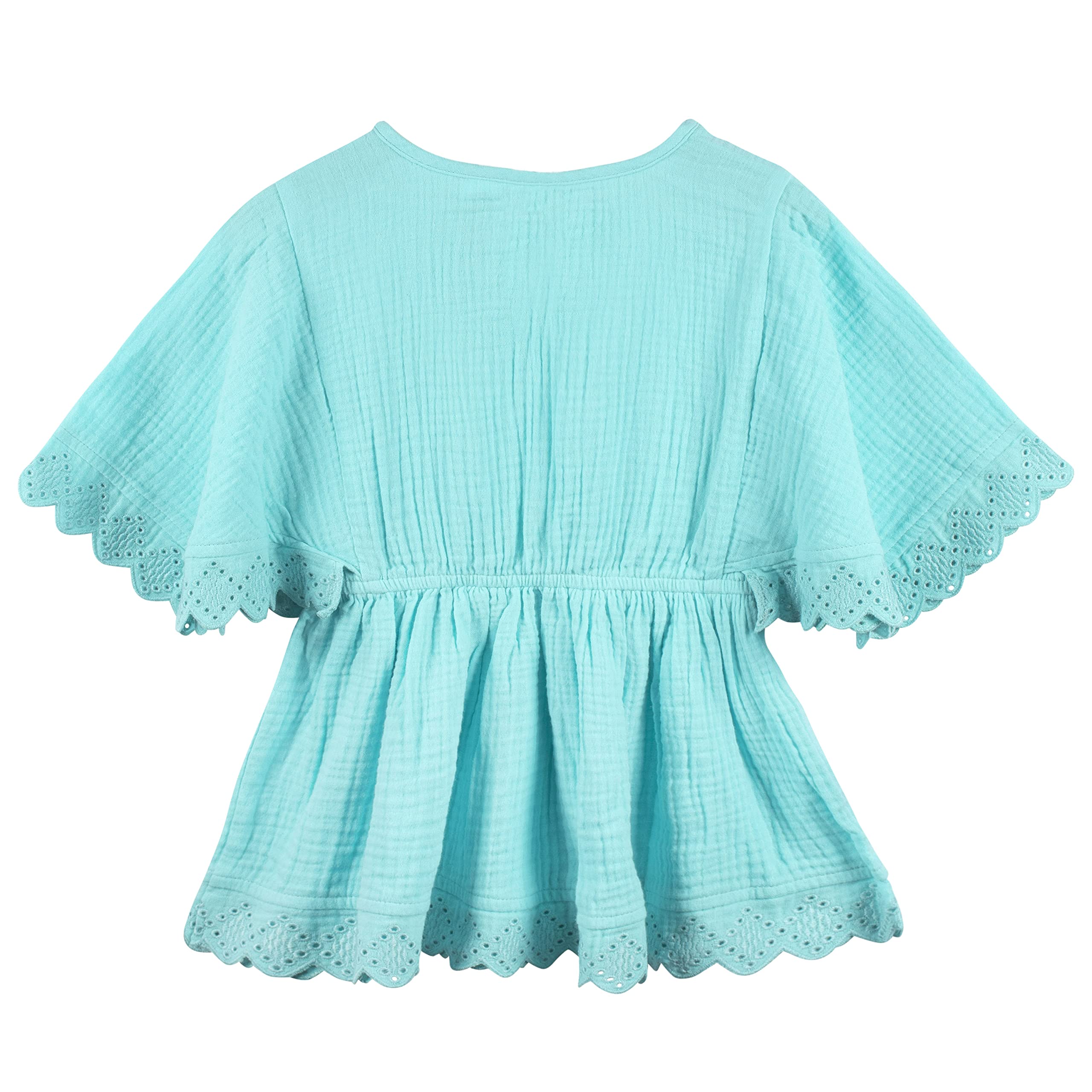Gerber Baby Girls' Toddler Kaftan Swim Cover Up - UV Protection Beach Dress for Summer Pool, Beach & Vacation Wear