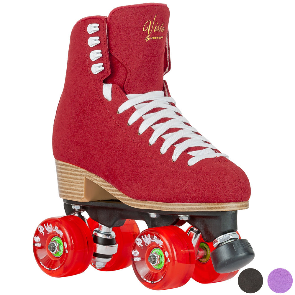 Jackson Vista Roller Skates for Women & Men - Adjustable Quad Roller Skates with Outdoor Wheels for Beginners & Pros - Perfect for Rink, Park, Street Skating & Roller Derby