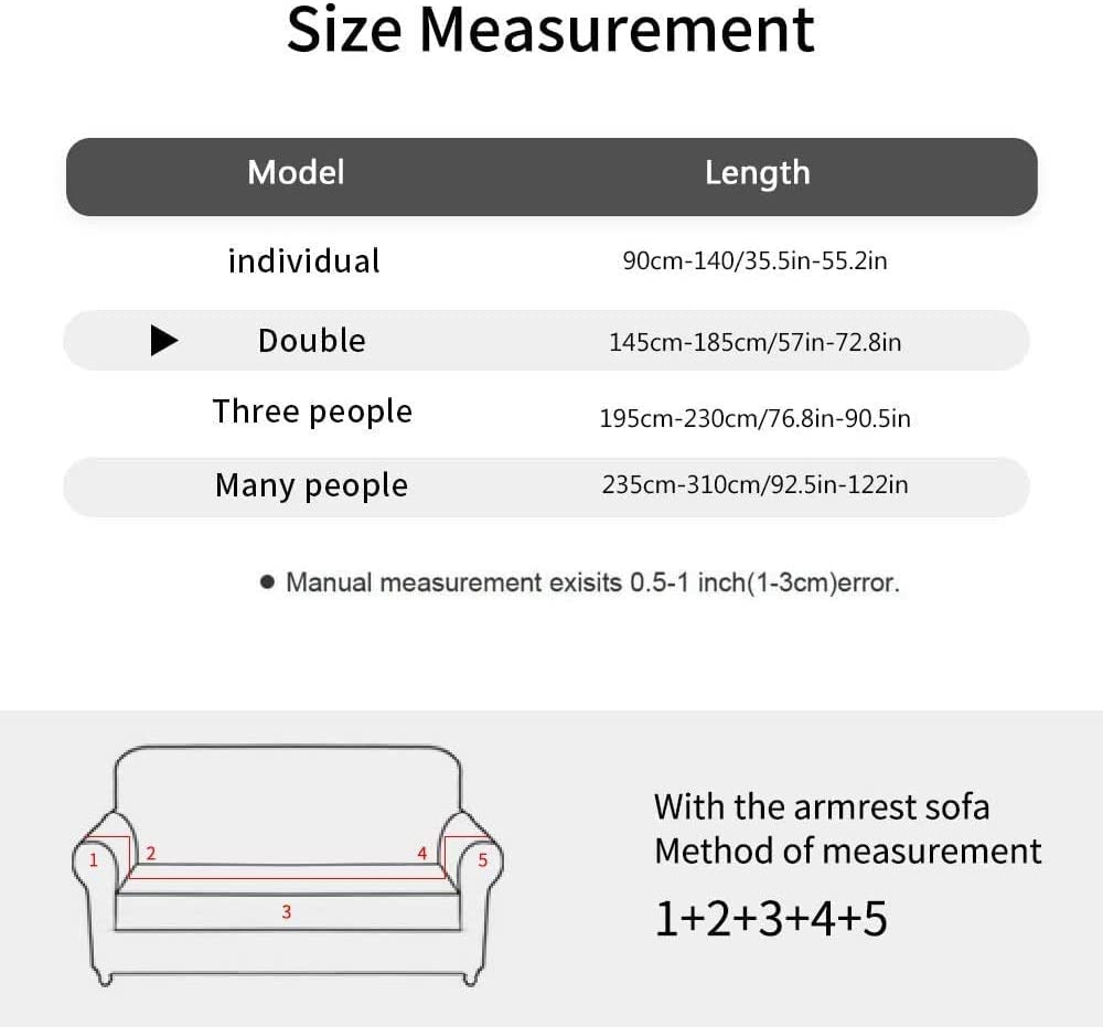 YYHSND Thick Velvet Plush Sofa Cover - Non-Slip Stretchable Furniture Protector for Living Room, Couch & Sectional | Soft & Durable Sofa Slipcover for Pets, Kids & Everyday Use