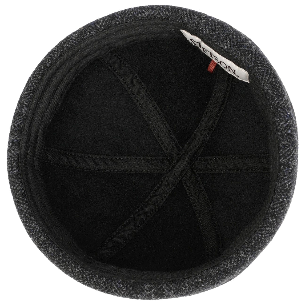 Stetson Lavoy Herringbone Wool Docker Hat for Men - Classic Winter Beanie for Outdoor Activities, Hiking, and Casual Wear