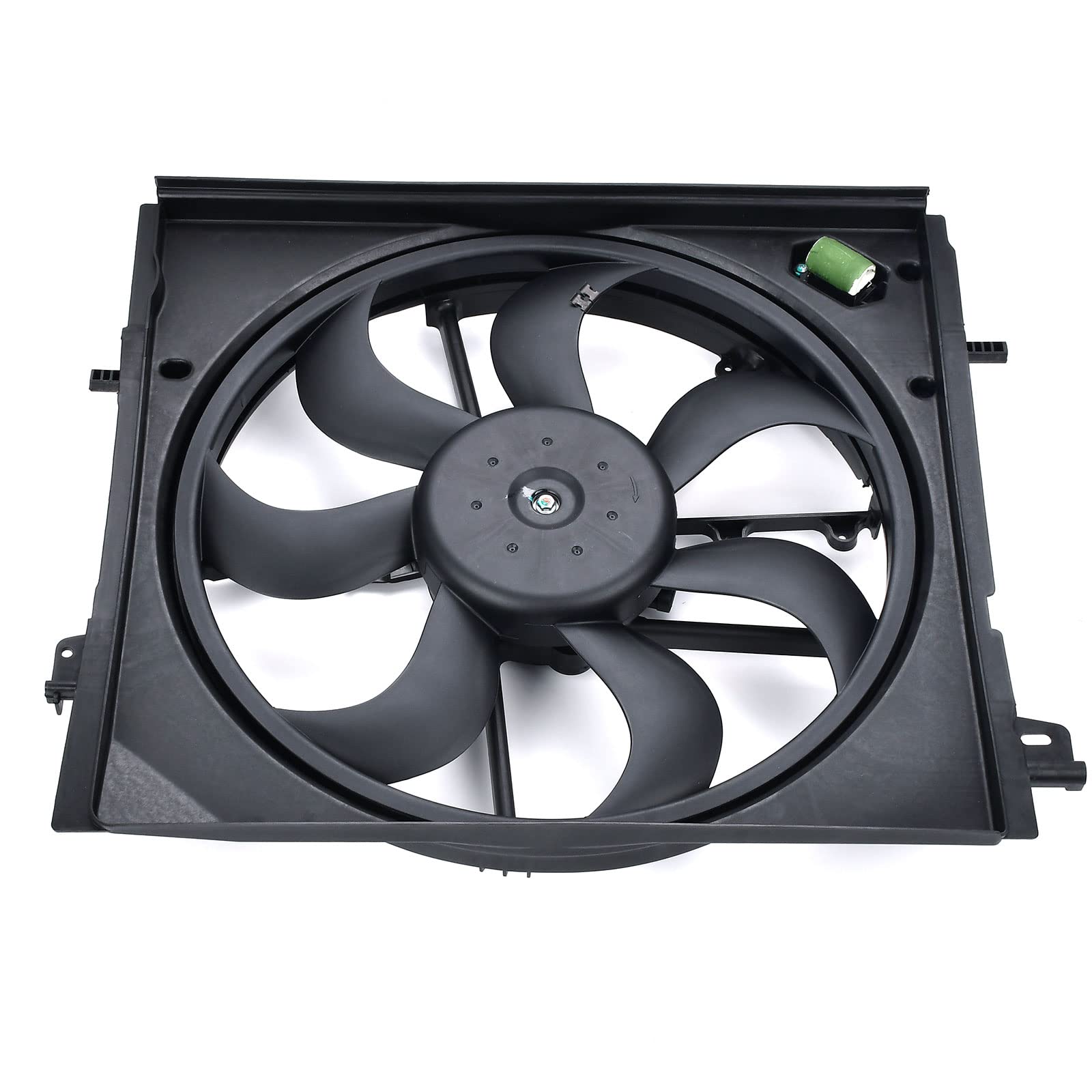 2017-2018-2019 Nissan Rogue Sport 2.0L Radiator Cooling Fan Assembly Replacement Part #214816MA0A - Perfect for Engine Overheating Prevention & Summer Driving