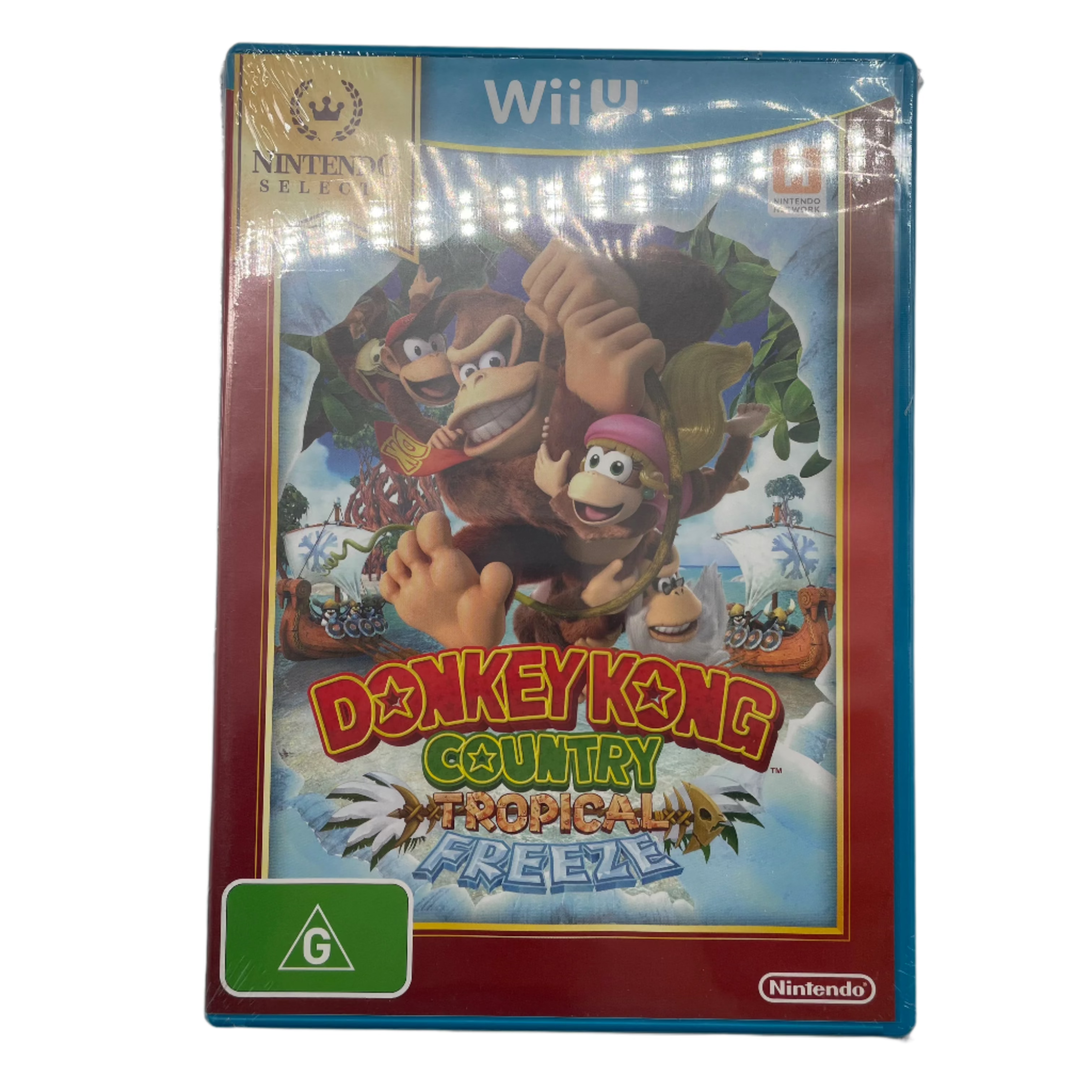 Donkey Kong Country Tropical Freeze - Nintendo Wii U Game (Brand New & Sealed, PAL Version, Australia Rating) - Perfect for Family Game Nights & Adventure Gaming Enthusiasts