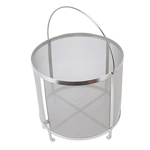 Zerodis 250 Micron Stainless Steel Hop Strainer - Homebrew Beer Filter Cartridge with Stand for Homemade Beer & Wine Brewing | Perfect for Craft Beer, IPA, and Home Brewing Kits