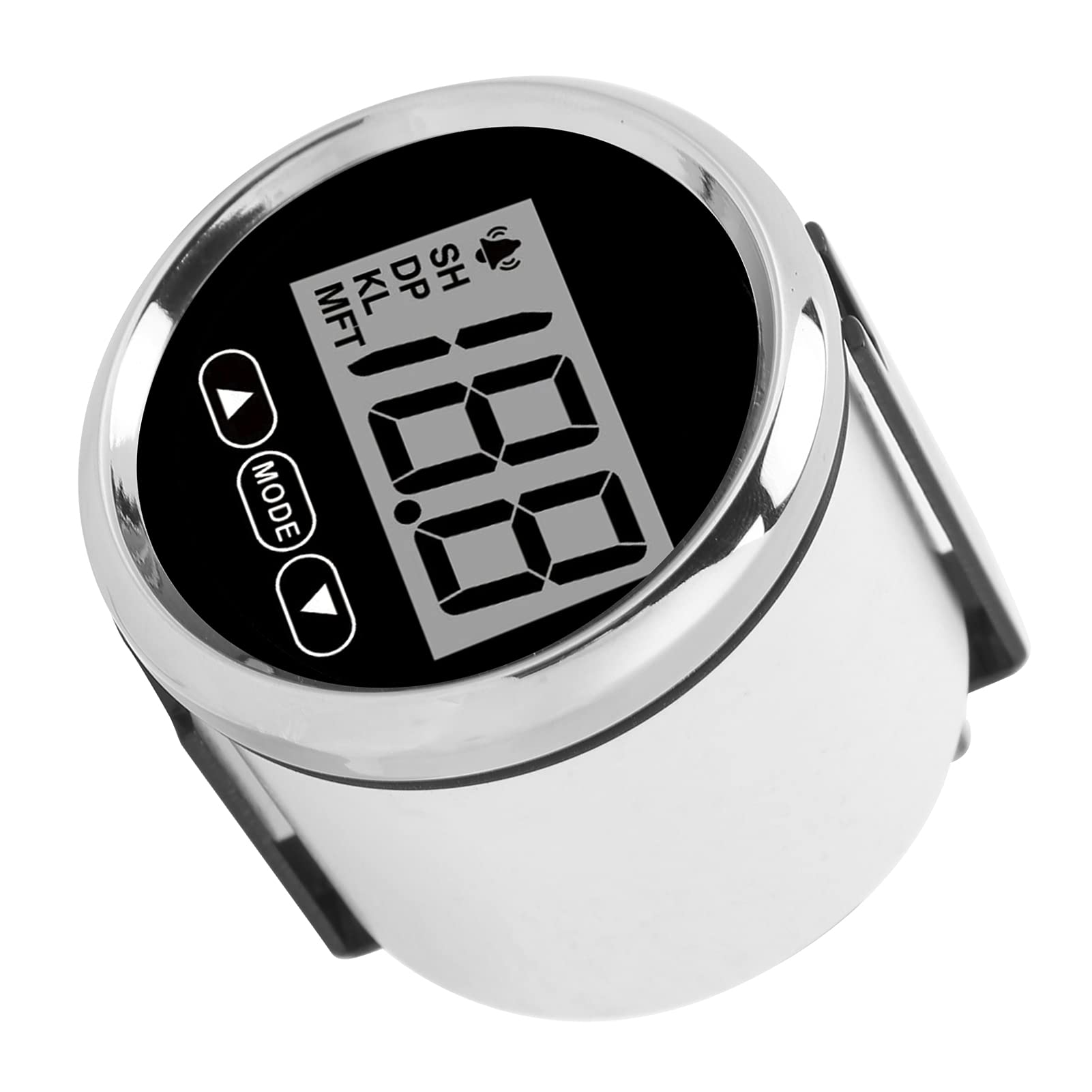 Waterproof 100M/110Yd Depth Gauge with Anti-Fog Glass & White Backlight - Digital Depth Tester for Yachts, Fishing Boats & Small to Medium Boats | Perfect for Marine Navigation, Fishing & Water Sports