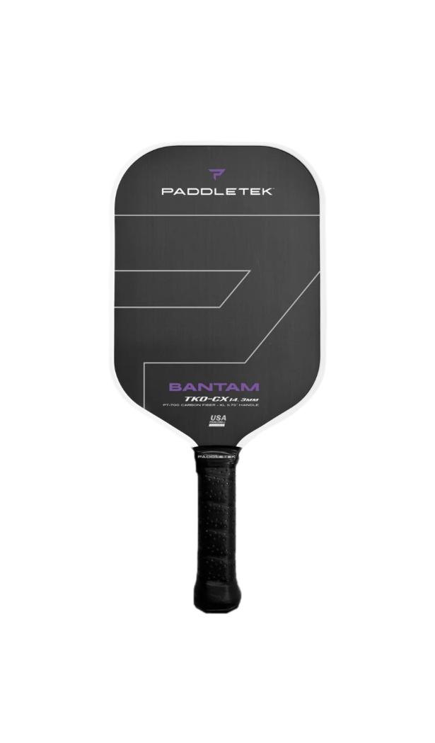 Paddletek Bantam TKO CX 14.3 Pickleball Paddle - Premium Carbon Fiber Surface for Enhanced Control & Power - Perfect for Competitive Play & Recreational Games