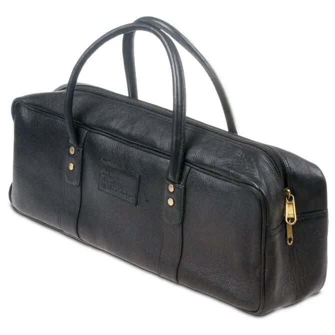 Premium Boldric Chef Carryall Bag - Genuine Black Leather Tote for Professional Chefs & Culinary Students - Ideal for Kitchen, Cooking Classes & Restaurant Work