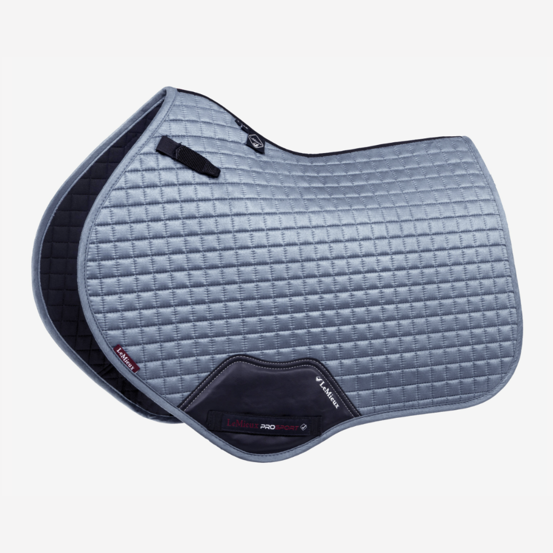 Premium LeMieux Suede Close Contact Square Saddle Pad for English & Dressage Riding - Comfortable & Non-Slip Equestrian Gear for Training & Competition