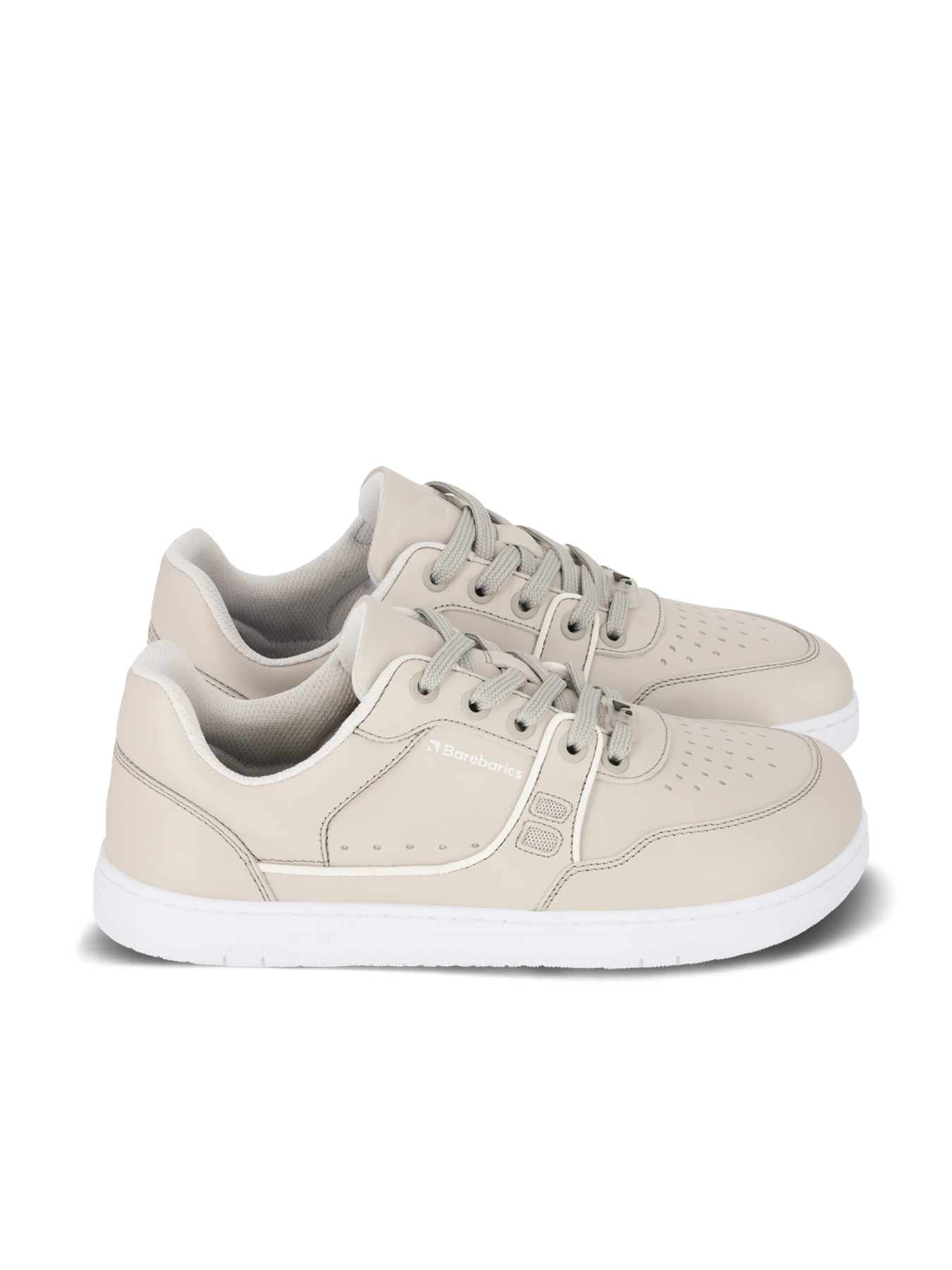 Barefoot Sneakers Barebarics Arise - Cream White Minimalist Shoes for Men & Women | Perfect for Running, Walking & Gym Workouts