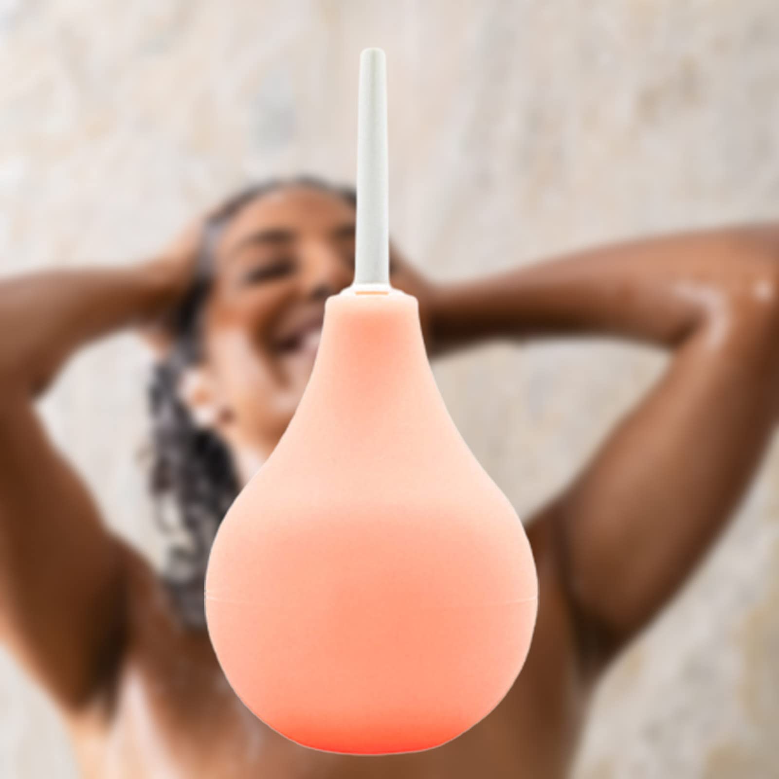 Safe Flexible Anal Cleaner Plug - Waterproof Silicone Irrigator for Gentle & Hygienic Cleaning - Perfect for Enema, Colon Cleansing & Adult Play