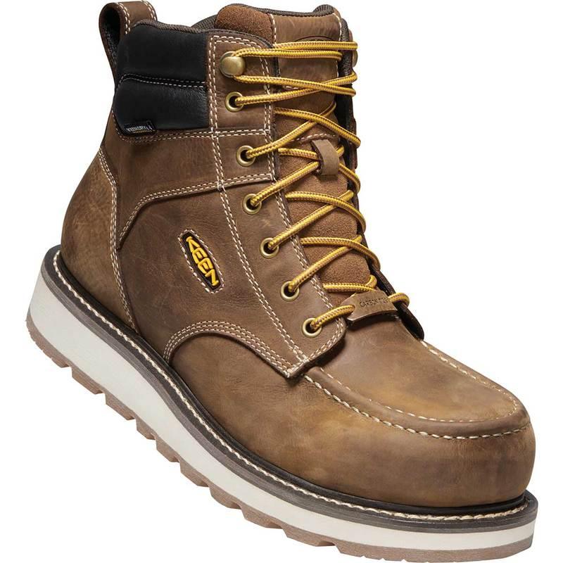 Men's Cincinnati 6 Waterproof Work Boots - Soft Toe Safety Shoes for Construction, Hiking & Outdoor Activities