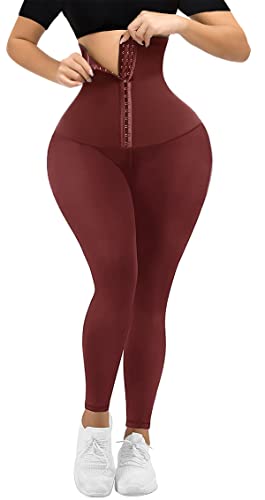#1 Snatch Me Up Leggings - Pale Red