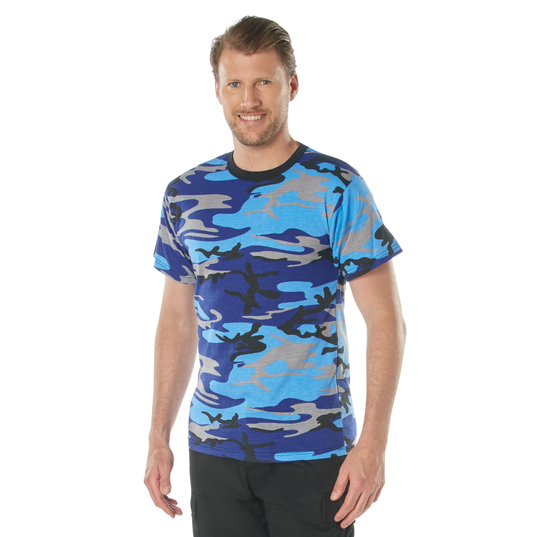 Rothco Camo T-Shirt for Men - Durable, Comfortable Military Style T-Shirt | Perfect for Outdoor Activities, Hunting & Casual Wear