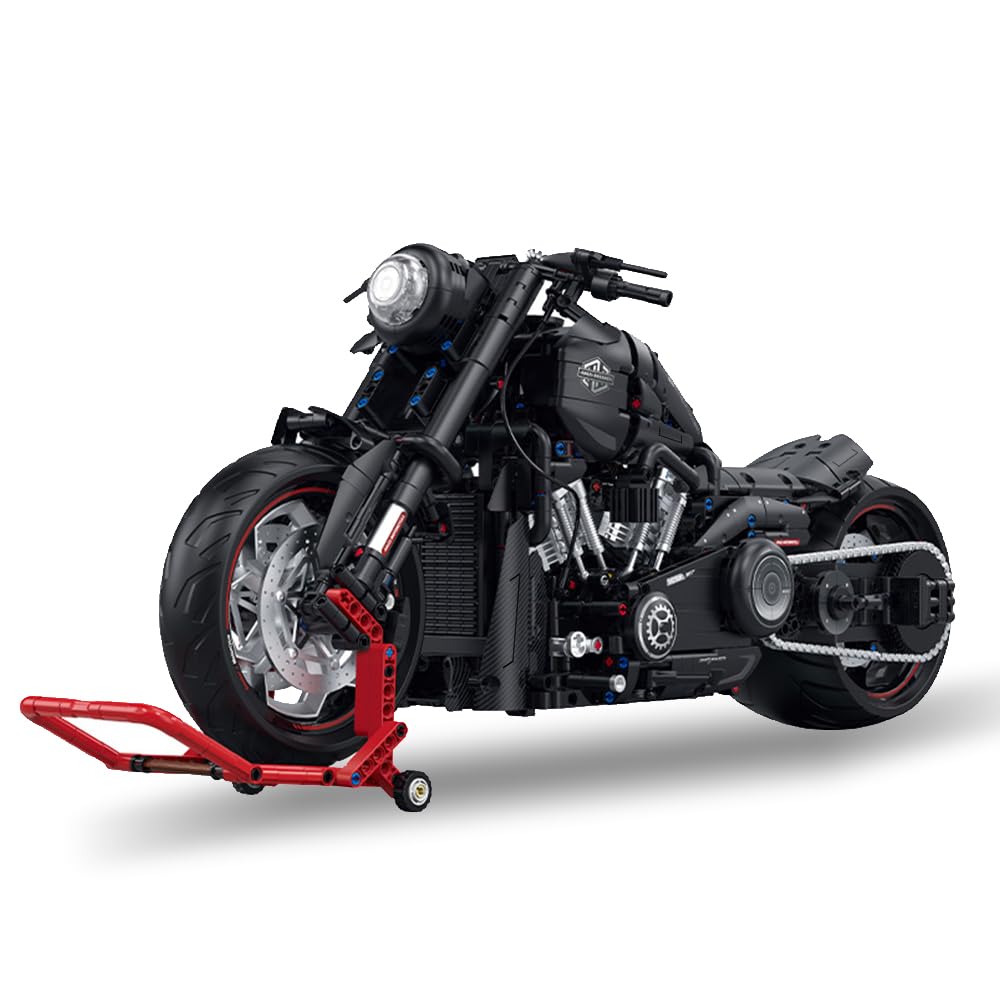 MISINI 2260pcs Motorcycle Building Blocks Kit - 1:5 Scale Model for Collectors & Display
