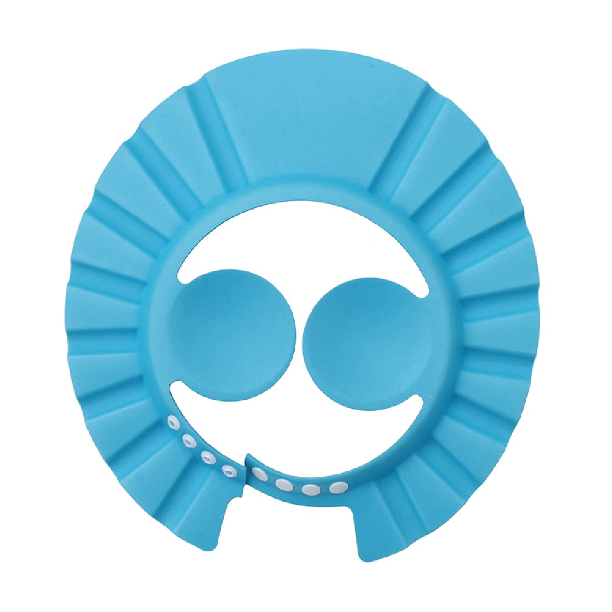Tlismi Soft Adjustable Baby Shower Cap for Hair Washing - Waterproof Eye & Ear Protection - Blue - Perfect for Toddler Bath Time & Sensitive Skin Care