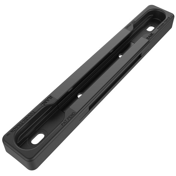 RAM® Tough Track EXA 3BU - 3-Piece Modular Aluminum Black Track System for Vehicle Mounting | Perfect for Dash Cams, GPS Devices & Mobile Electronics in Trucks, SUVs & RVs