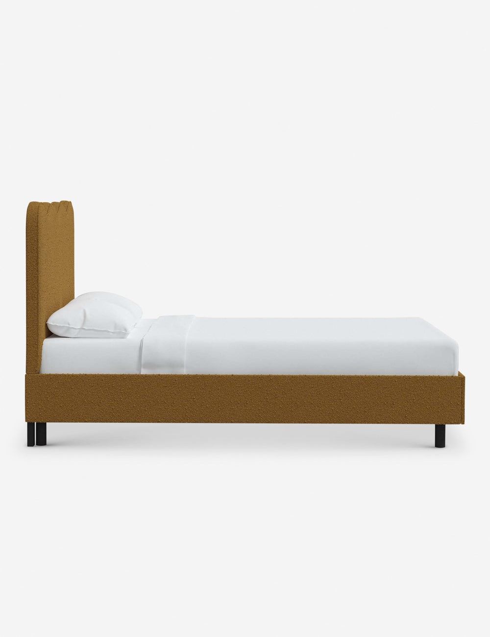 Clementine Platform Bed Frame - Modern Wooden Bed with Sturdy Slat Support, Queen Size | Perfect for Minimalist Bedroom & Small Space Living