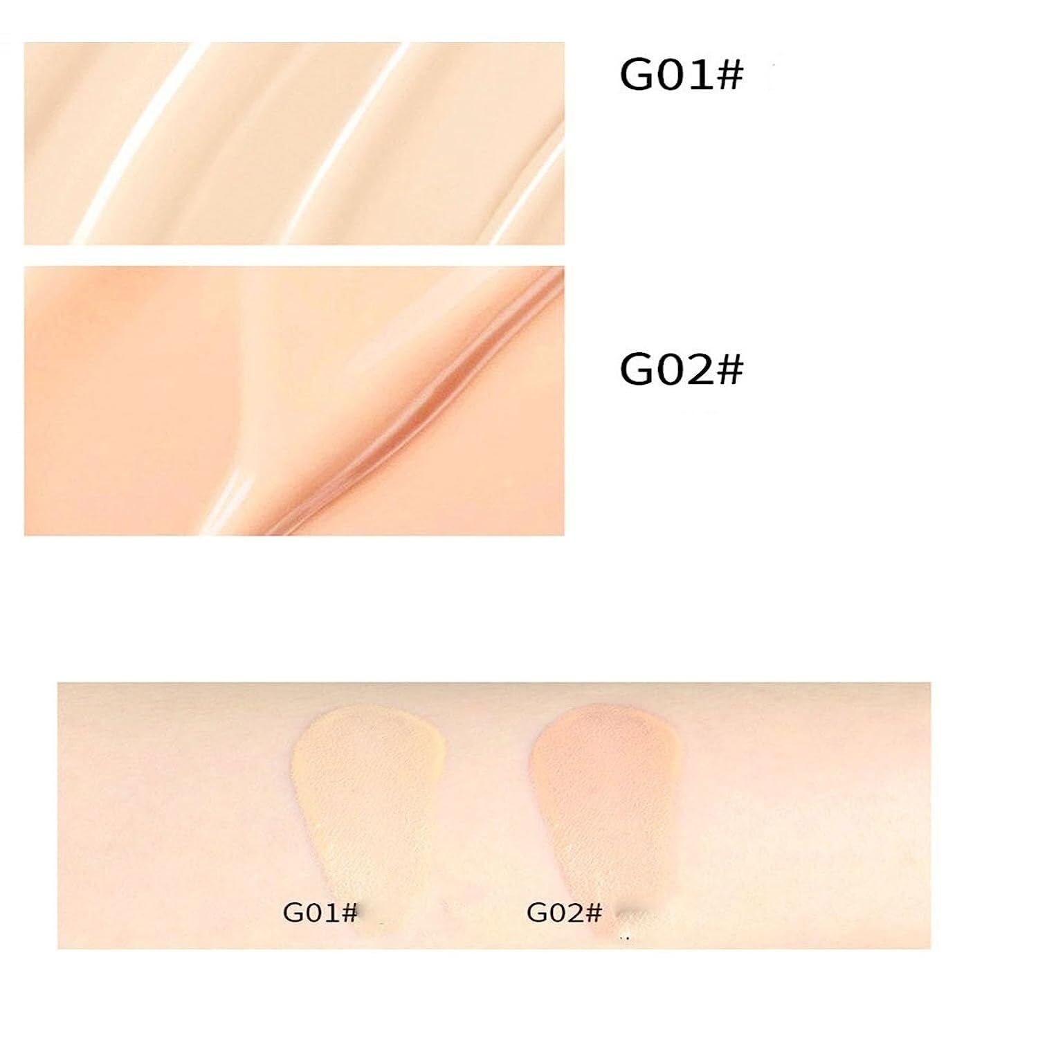 YZS Double Sided Concealer Stick with Brush - 2 in 1 Korean Makeup Foundation & Concealer - Long Lasting Full Coverage for Dark Circles & Blemishes (2pcs) - Perfect for Everyday Makeup & Professional Touch-Ups