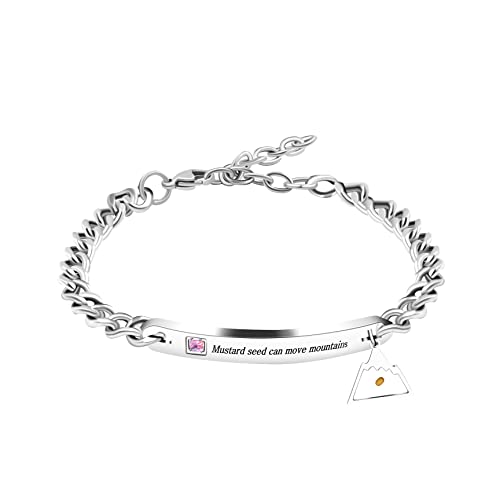 Pink cz&silver color plate-Triangle Seed