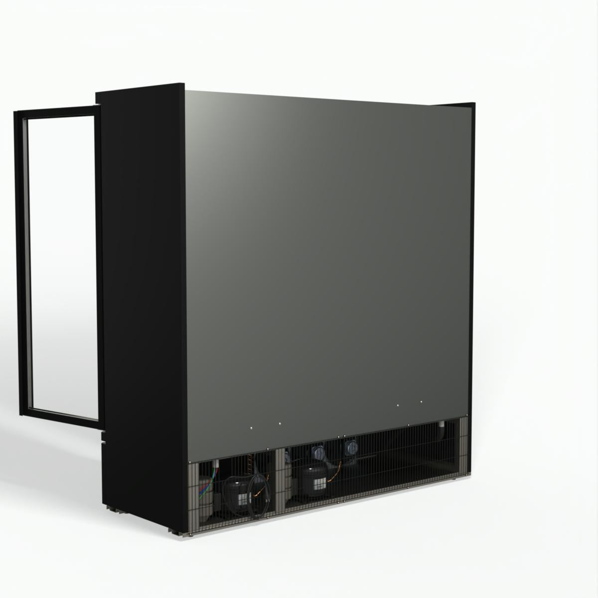 AG Supermarket 3-Door Commercial Upright Freezer - Glass Door Display Refrigerator for Grocery Stores, Restaurants & Convenience Stores