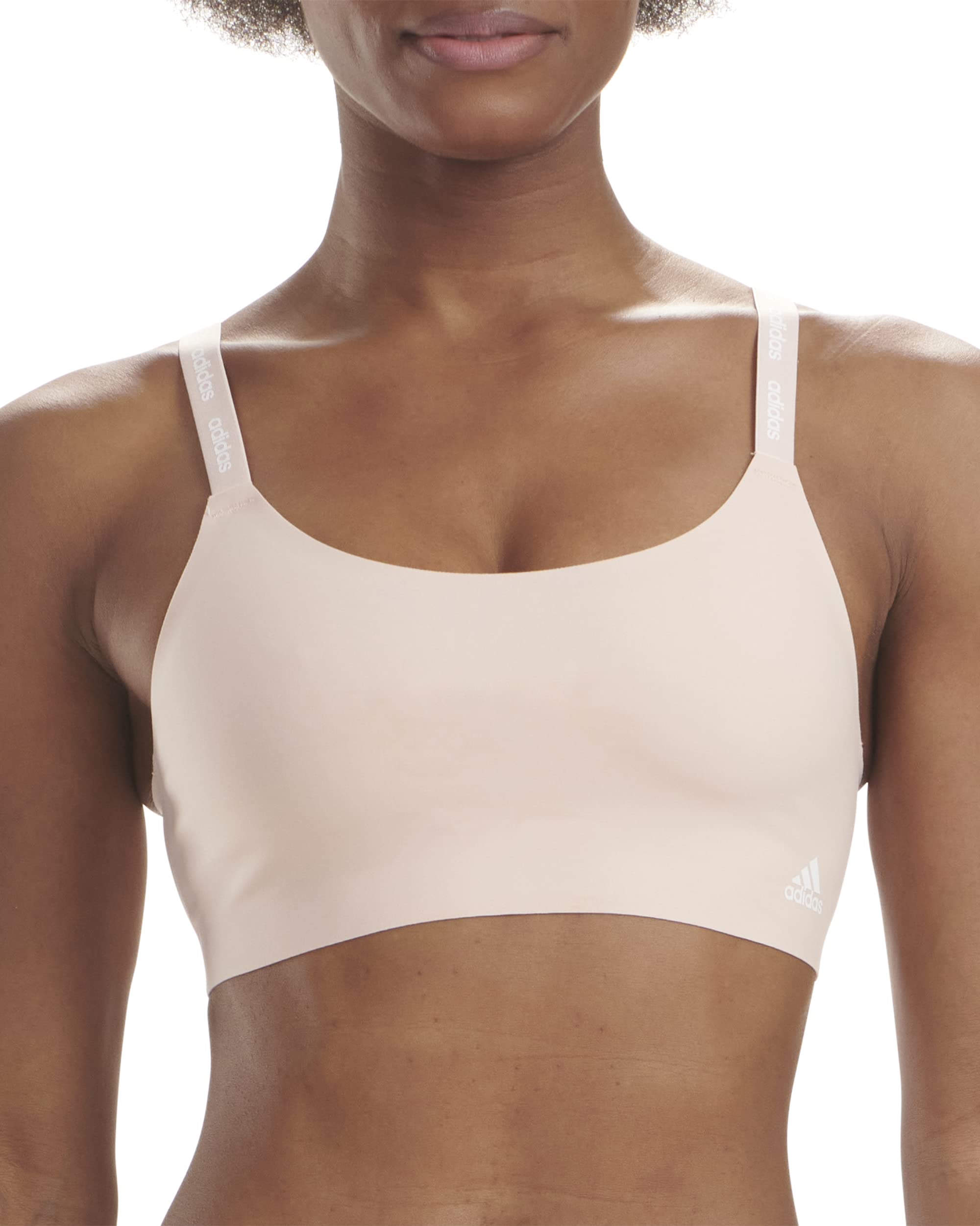 Adidas Women's Micro Flex Wireless Seamless Sports Bra - Comfortable Yoga & Lounge Wear for Workouts, Running & Relaxation