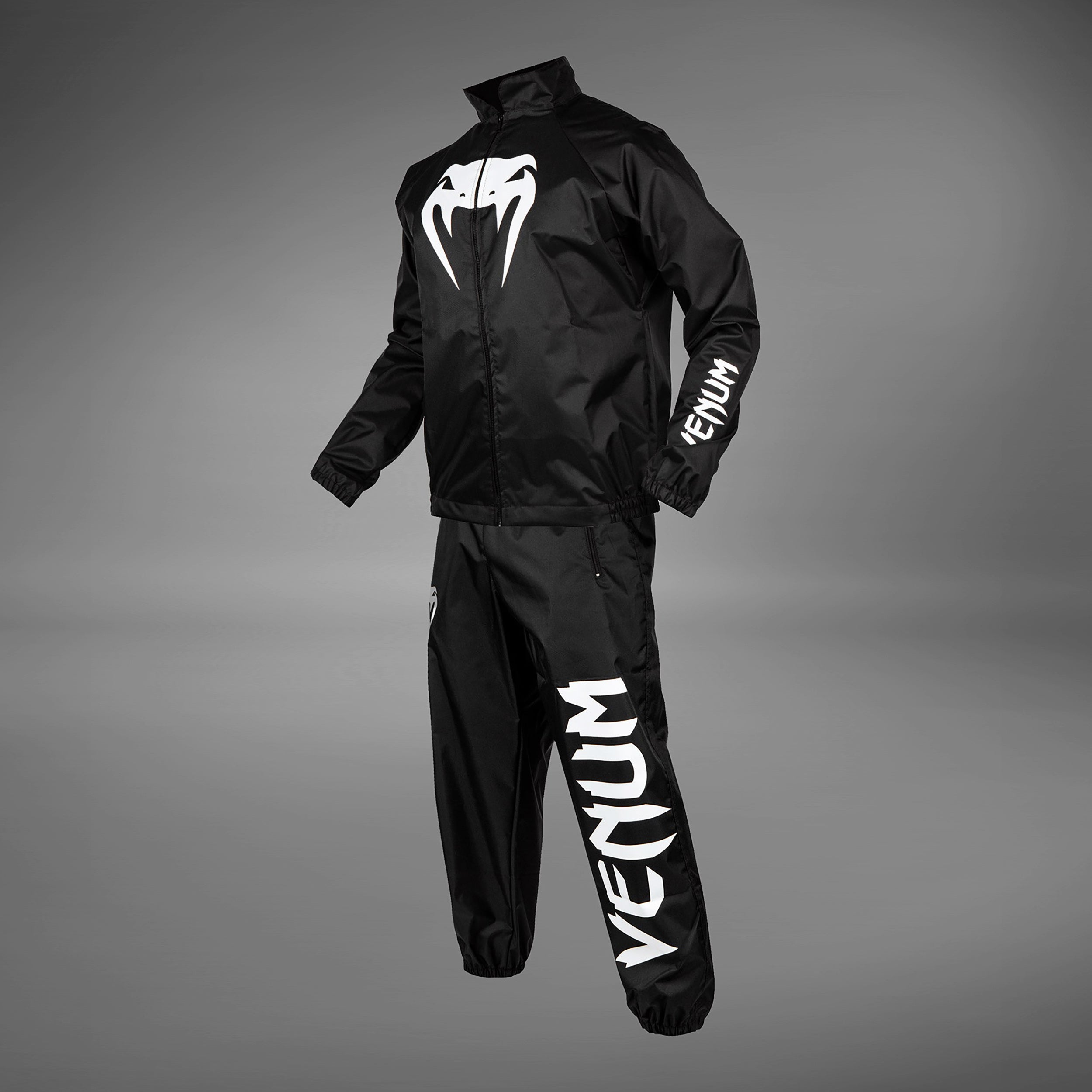 Venum Sauna Suit Giant - Black Weight Loss Sweat Suit for Men & Women | Workout, MMA, Boxing, Fitness Training & Detox