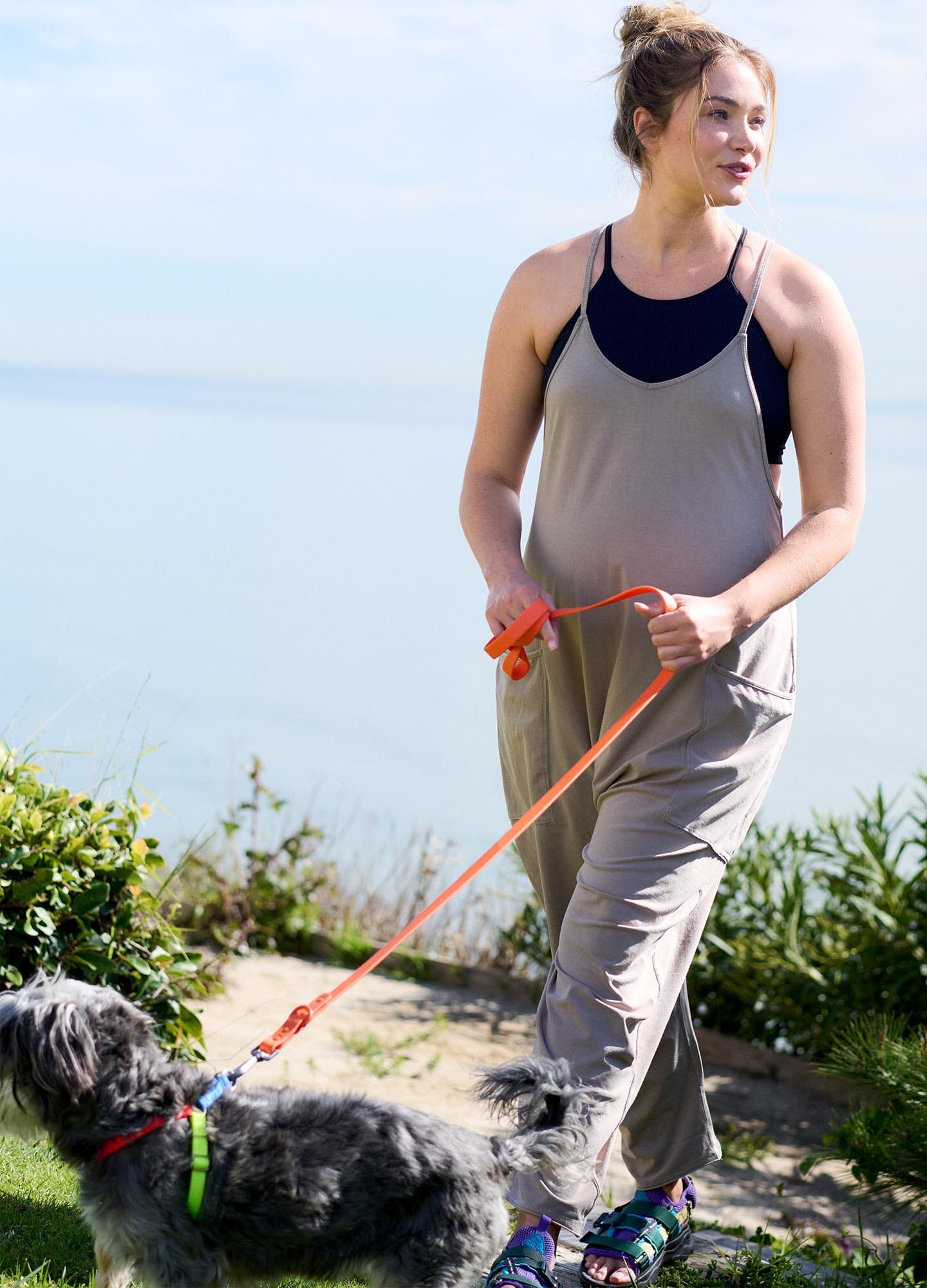 FP Movement X HATCH Hot Shot Onesie - Women's Comfortable Jumpsuit for Yoga, Lounge & Travel - Perfect for Maternity, Workouts and Relaxation at Home