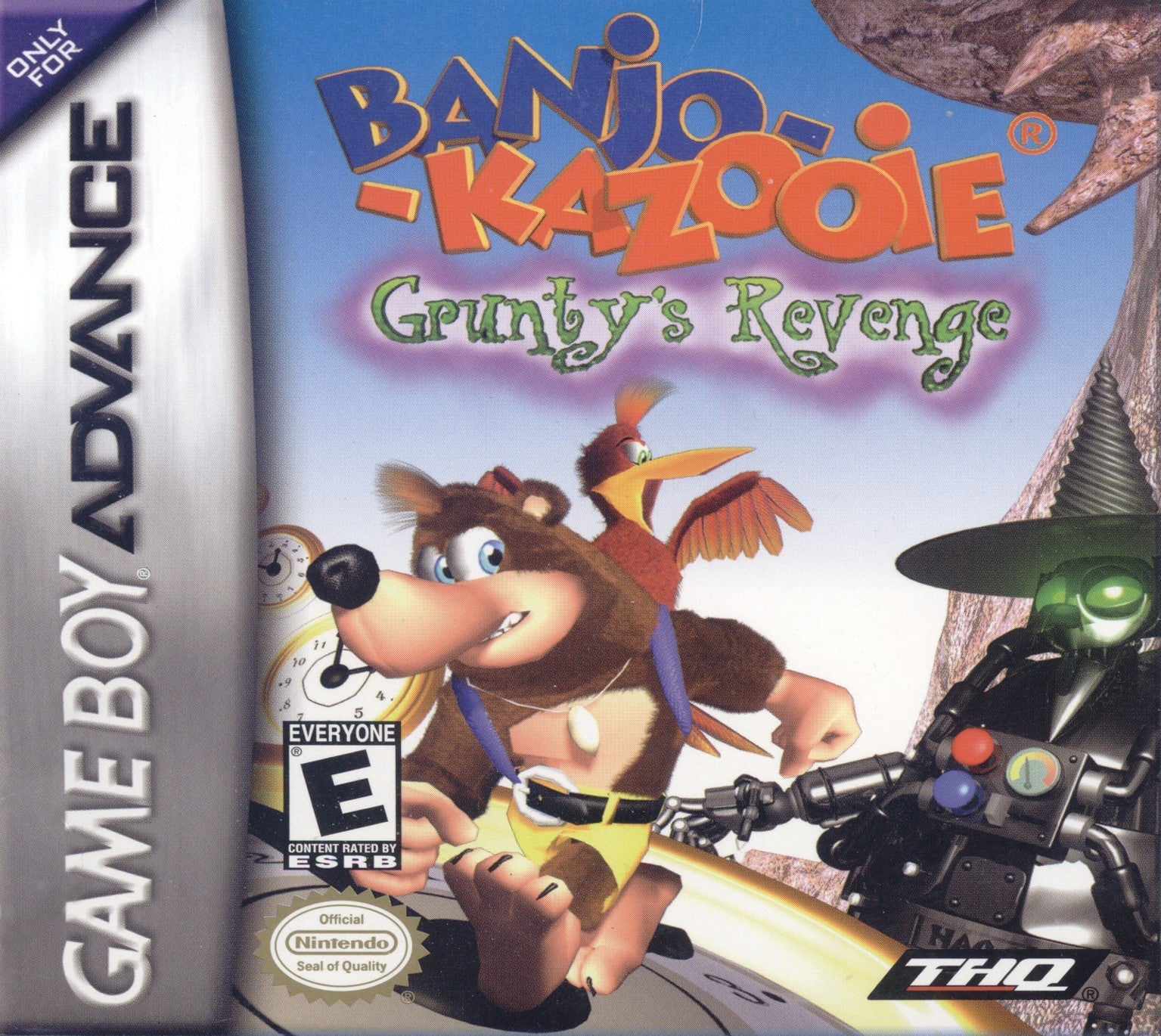 Banjo Kazooie Grunty's Revenge - Classic Nintendo GBA Adventure Game | Perfect for Retro Gaming Enthusiasts & Collectors