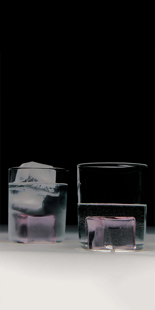 Clear Pink Ice Globes Set for Facial Massage & Skincare - Cooling Therapy for Puffy Eyes & Relaxation