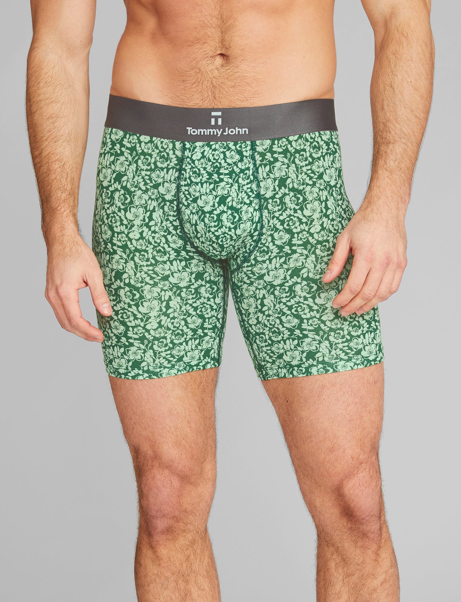 Second Skin Mid-Length Boxer Briefs - 6 Pack | Ultra Soft, Breathable Men's Underwear for All-Day Comfort | Perfect for Workouts, Travel & Everyday Wear
