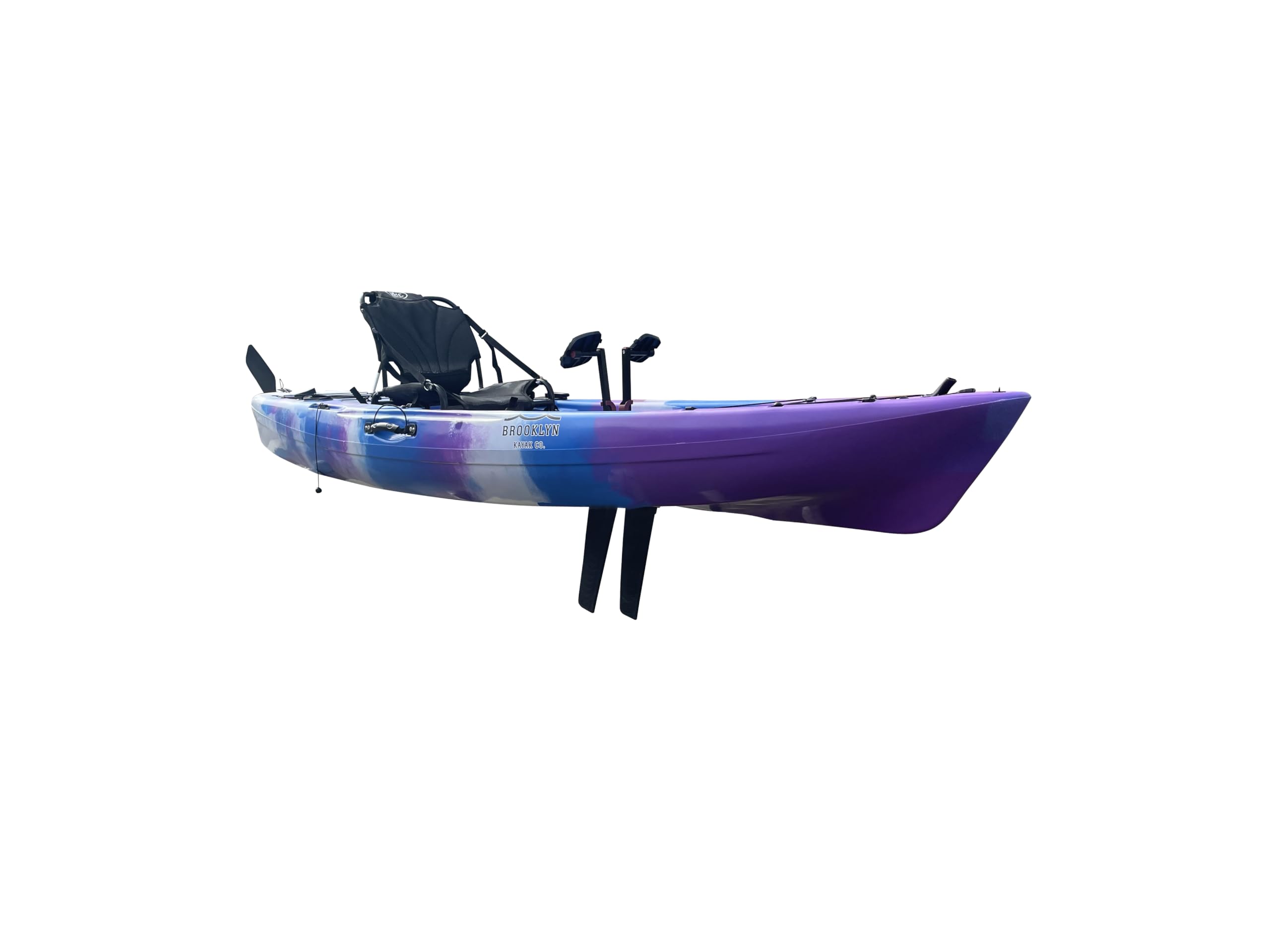 Brooklyn 10.0 Single Pedal Fishing Kayak - Sit On Top Kayak for Lakes, Rivers & Ocean - Perfect for Anglers & Outdoor Adventures