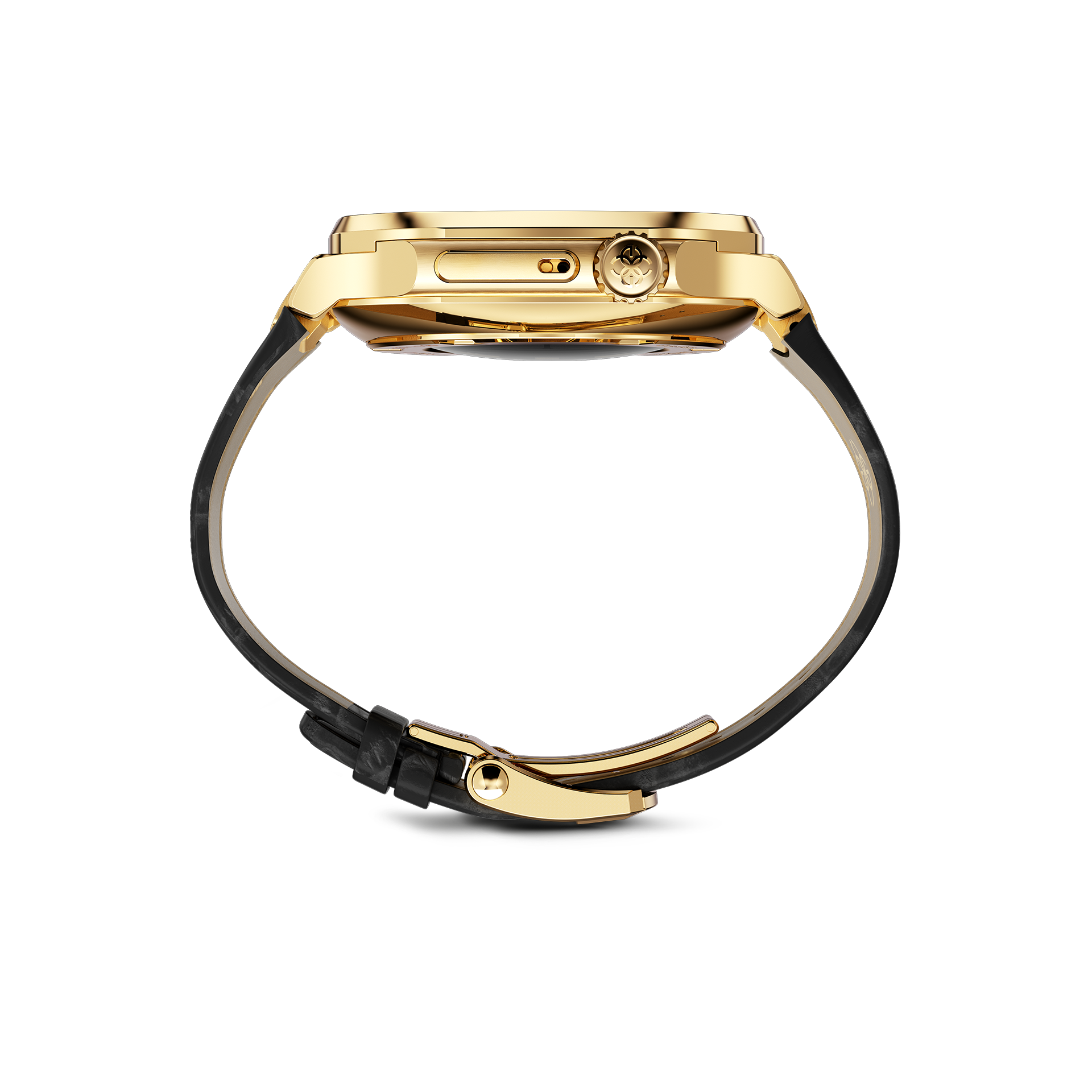 Premium Apple Watch Case ROL41 - Gold Protective Cover for Series 1/2/3/4/5/6/7/8/SE - Fashionable & Durable Smartwatch Accessory for Workout, Running & Daily Use