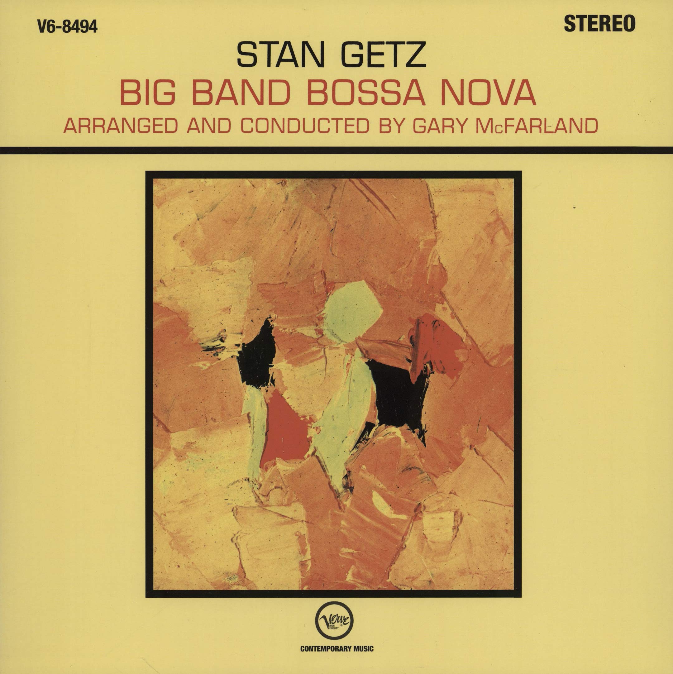 Stan Getz Big Band Bossa Nova Jazz Vinyl LP - Verve Records V6-8494 (Speakers Corner Reissue) - Perfect for Jazz Lovers & Vinyl Collectors, Ideal for Home Listening & Music Enthusiasts