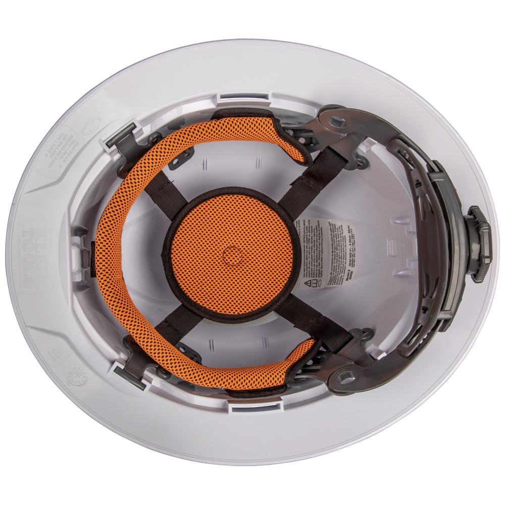 Klein Tools KHHSPN Hard Hat Suspension Replacement - Adjustable Ratchet Knob & Pivot for Construction Safety Helmets | Perfect for Construction Workers, Electricians & Industrial Safety Gear