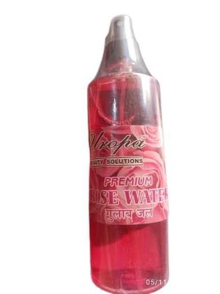 100% Natural Rose Water (Gulab Jal) Facial Toner & Cleanser - Sulfate-Free Skin Care for Men & Women (500ml) | Hydrating, Soothing & Refreshing for Daily Skincare Routine, Makeup Removal & After Sun Care