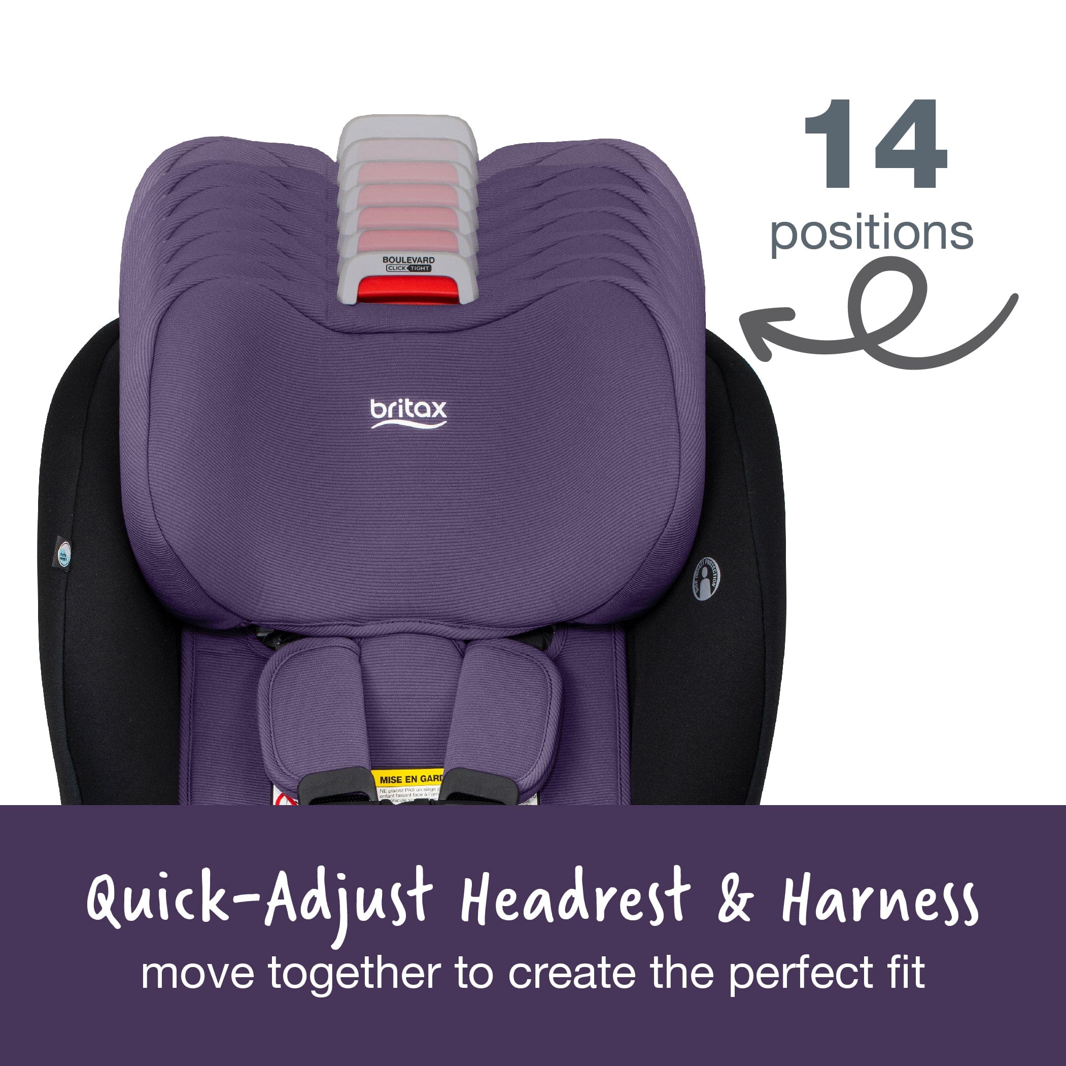Britax Boulevard ClickTight Convertible Car Seat - SafeWash Fabric | Rear & Forward Facing | Easy Installation | For Babies & Toddlers | Perfect for Family Travel & Daily Commutes