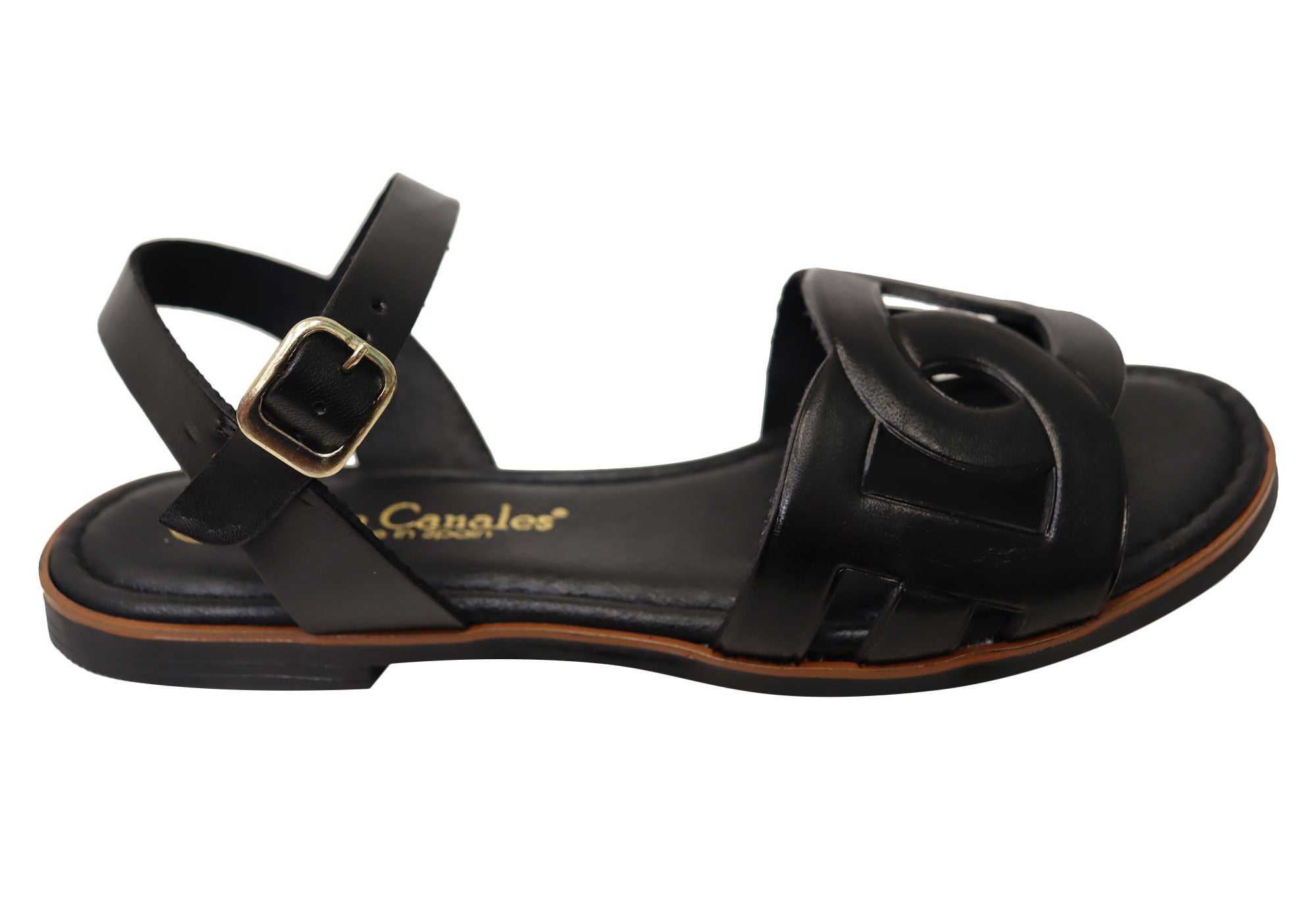 Lola Canales Corin Women's Comfortable Leather Sandals - Handmade in Spain - Perfect for Summer, Beach, and Casual Outings
