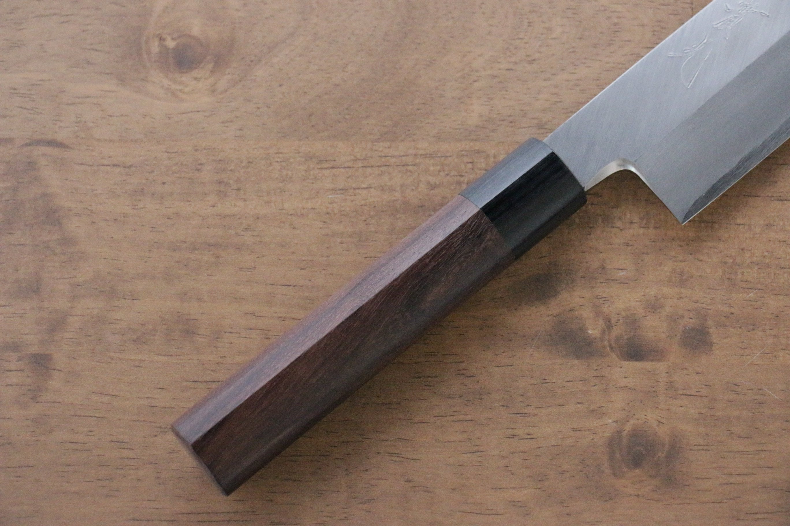 Premium Jikko Silver Steel No.3 Kamagata Usuba Japanese Chef Knife 195mm with Shitan Handle - Perfect for Sushi, Vegetables & Precision Cutting