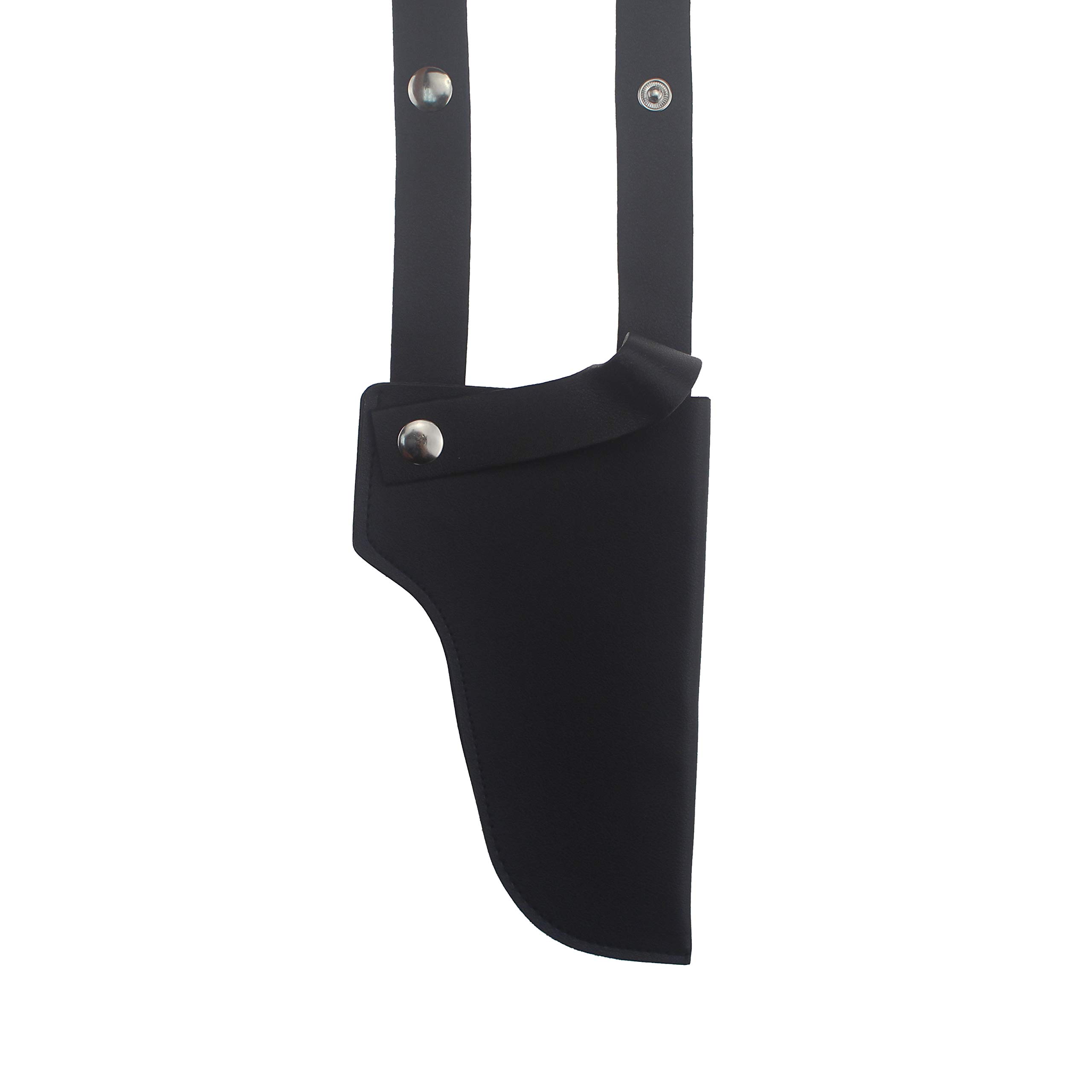 Coolcoco Adjustable Black Faux Leather Gun Holster for Women - Perfect for Cosplay, Halloween Costumes & Airsoft Accessories