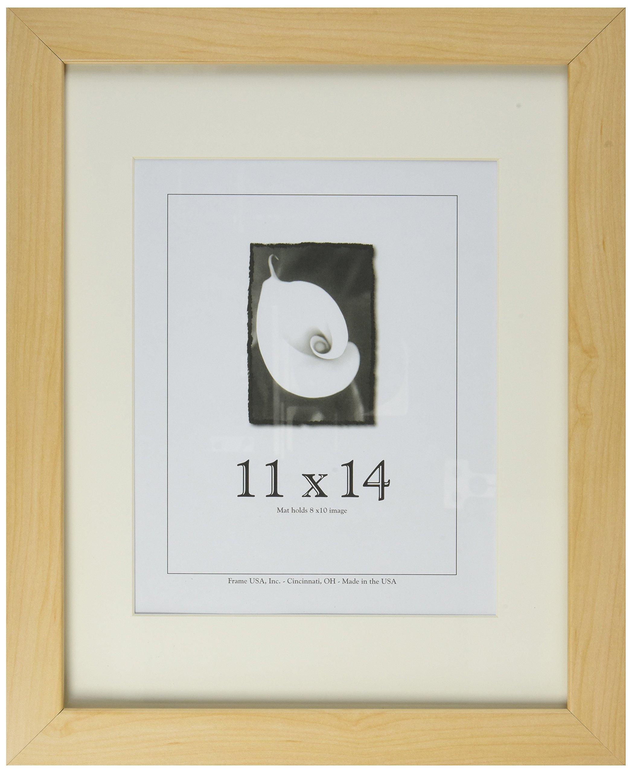 Frame USA Corporate Series 11x14 Wood Picture Frames for Wall Art & Photos - Premium American Maple, Handcrafted in USA - Perfect for Home Office, Gallery Displays & Gift Giving