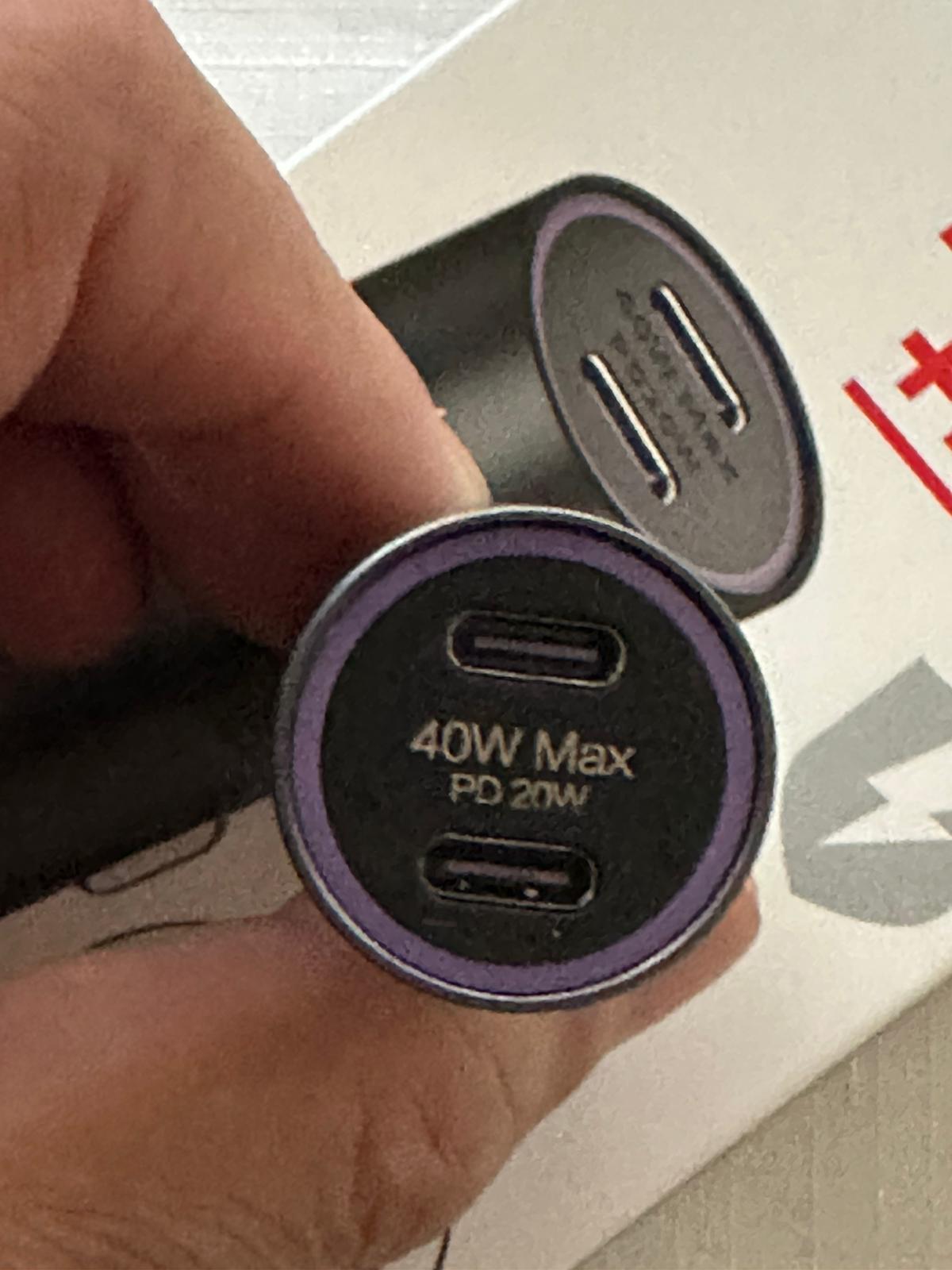 20W Dual USB C PD Fast Car Charger - Mini Aluminum Alloy Adapter for iPhone 15/14/13, Samsung Galaxy - Perfect for Road Trips, Commuting & RV Travel