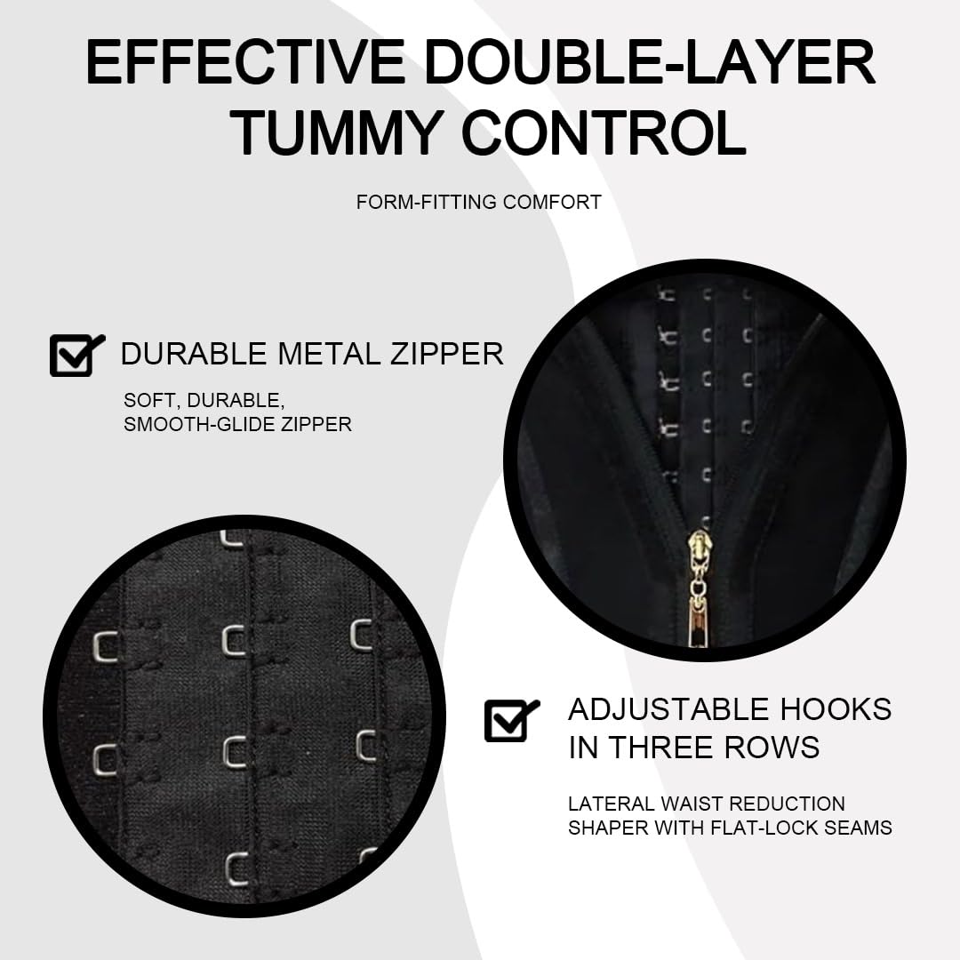 Best Shapewear for Women - Tummy Control Waist Trainer Vest - Workout Body Shaper & Girdle for Hourglass Figure - Perfect for Gym, Office & Special Occasions