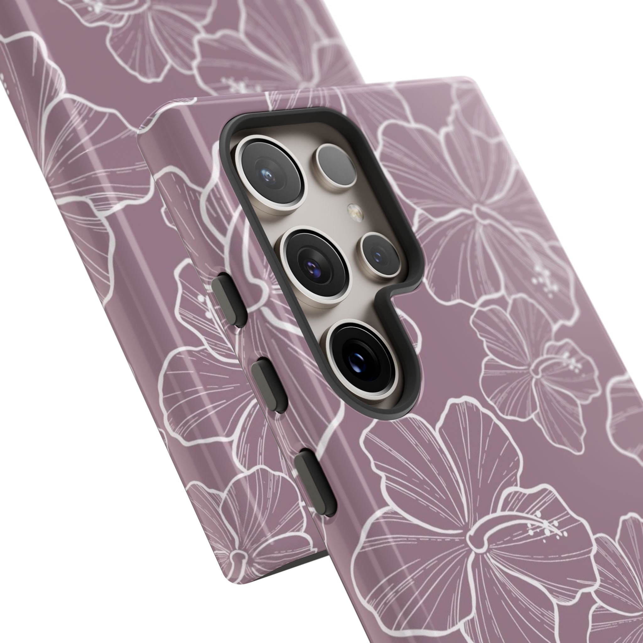 Organic Hibiscus & Lavender Scented Phone Case for Samsung Galaxy - Perfect for Relaxation, Aromatherapy & Stress Relief