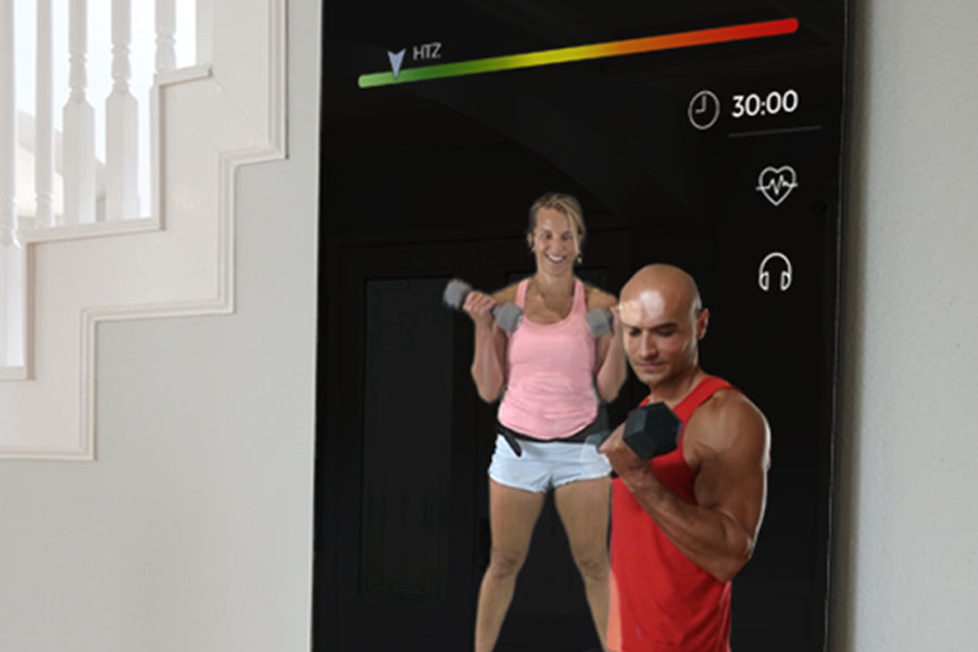 Echelon Reflect Touch 50 Smart Fitness Mirror - Interactive Home Gym Workout Equipment for Yoga, HIIT & Personal Training - Perfect for Home Exercise & Small Spaces