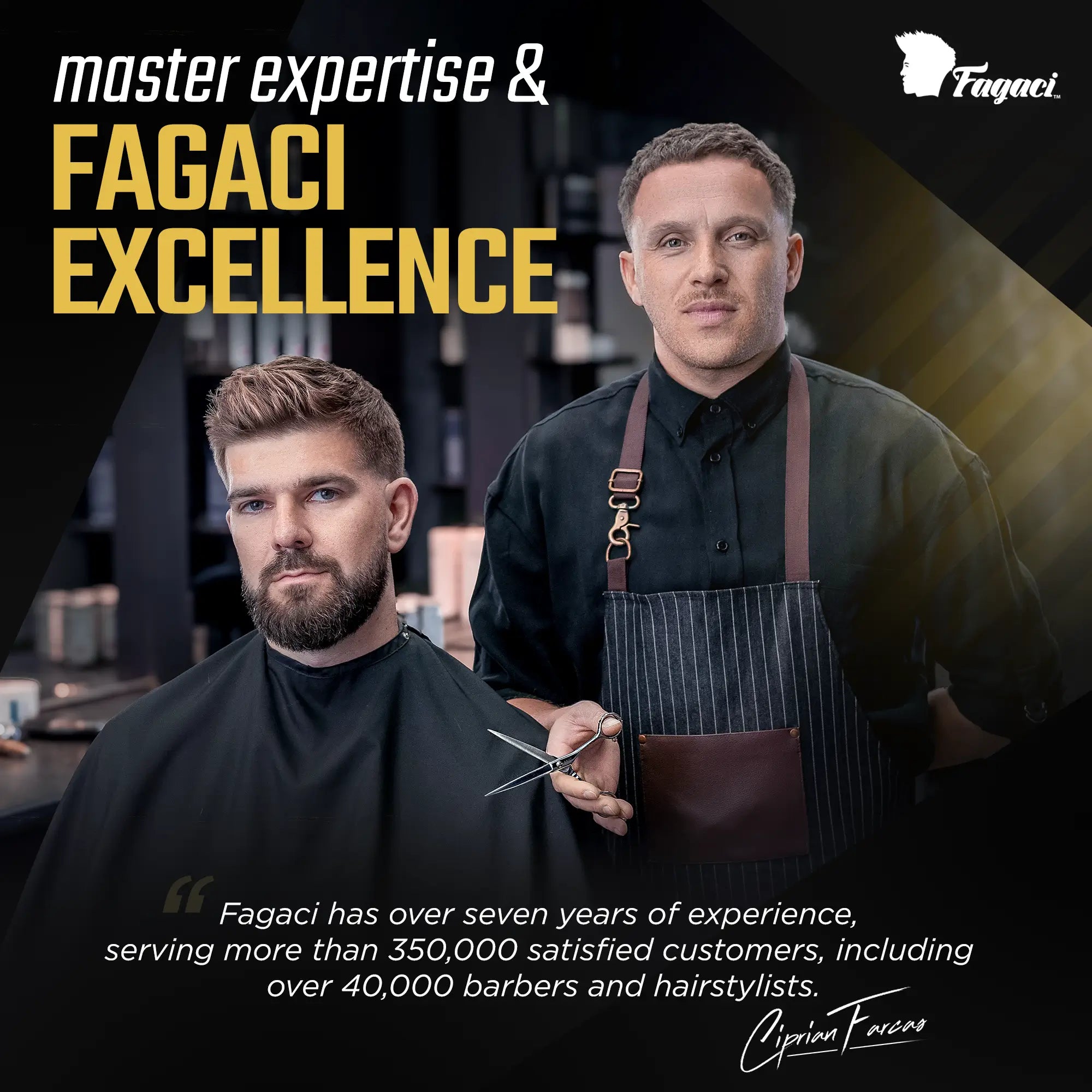 Infinity Shears - Professional Hair Cutting Scissors for Stylists & Barbers | Sharp Stainless Steel Blades for Precision Cuts | Perfect for Salon, Home & DIY Haircuts
