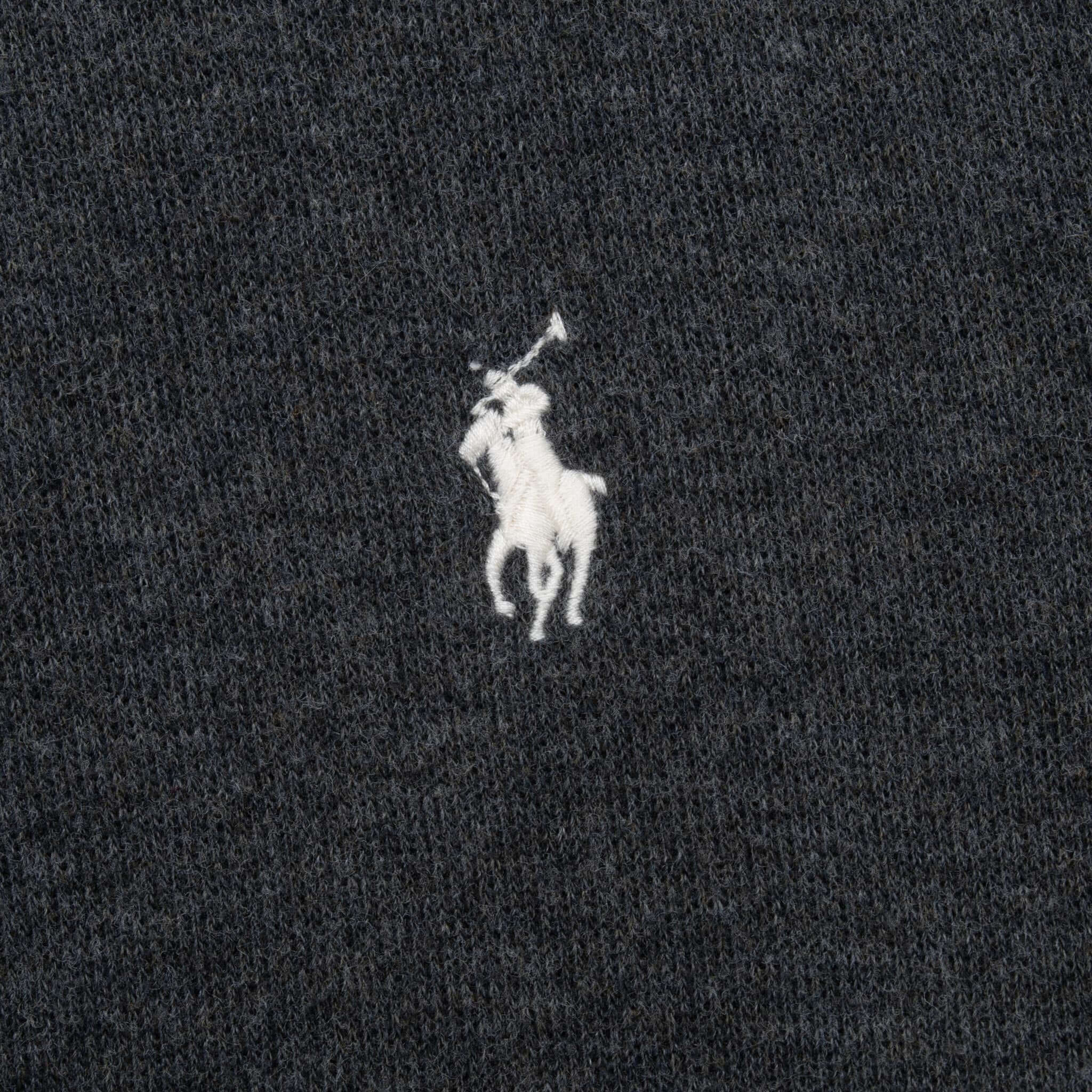 Ralph Lauren Men's Dark Grey Quarter Zip Sweater - Size XL - Comfortable & Stylish Pullover for Casual Wear & Outdoor Activities