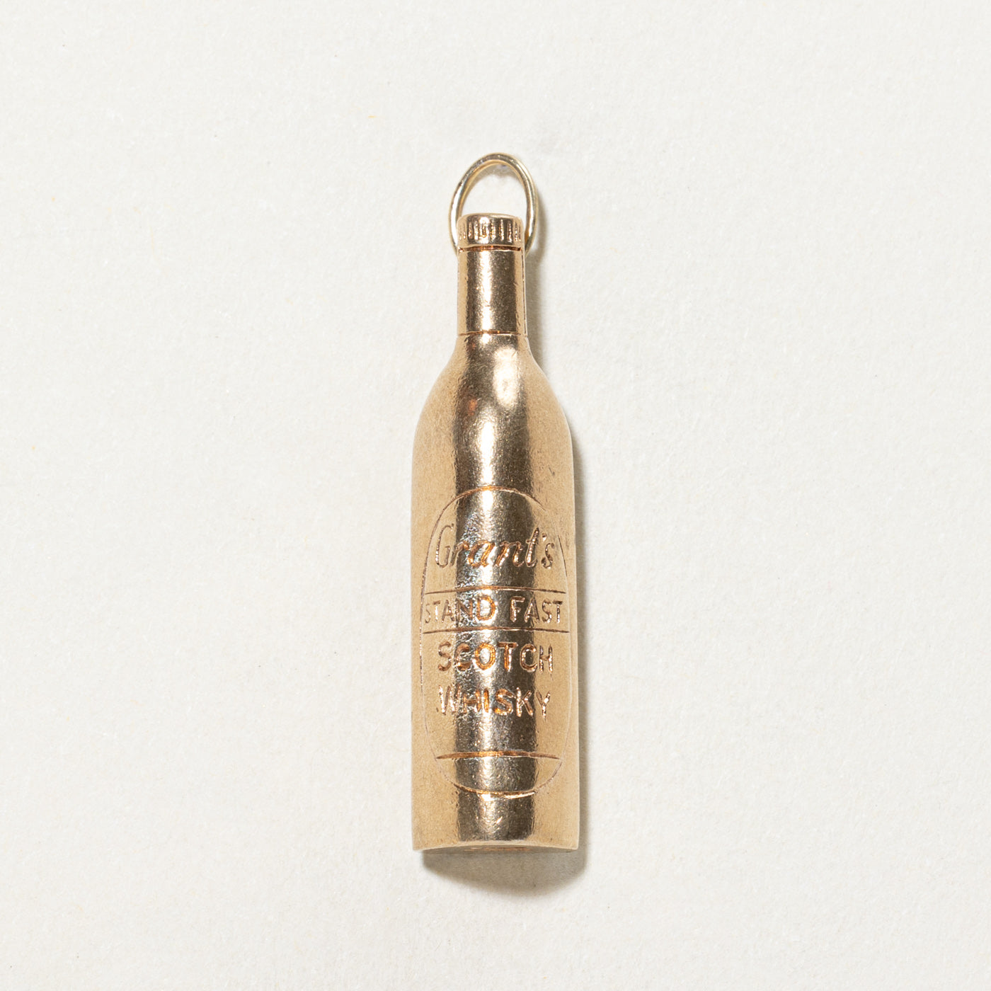 Vintage 1969 Birmingham 9K Yellow Gold Whiskey Barrel Charm Pendant - Perfect for Jewelry Making, Gift Giving & Whiskey Lover Collections