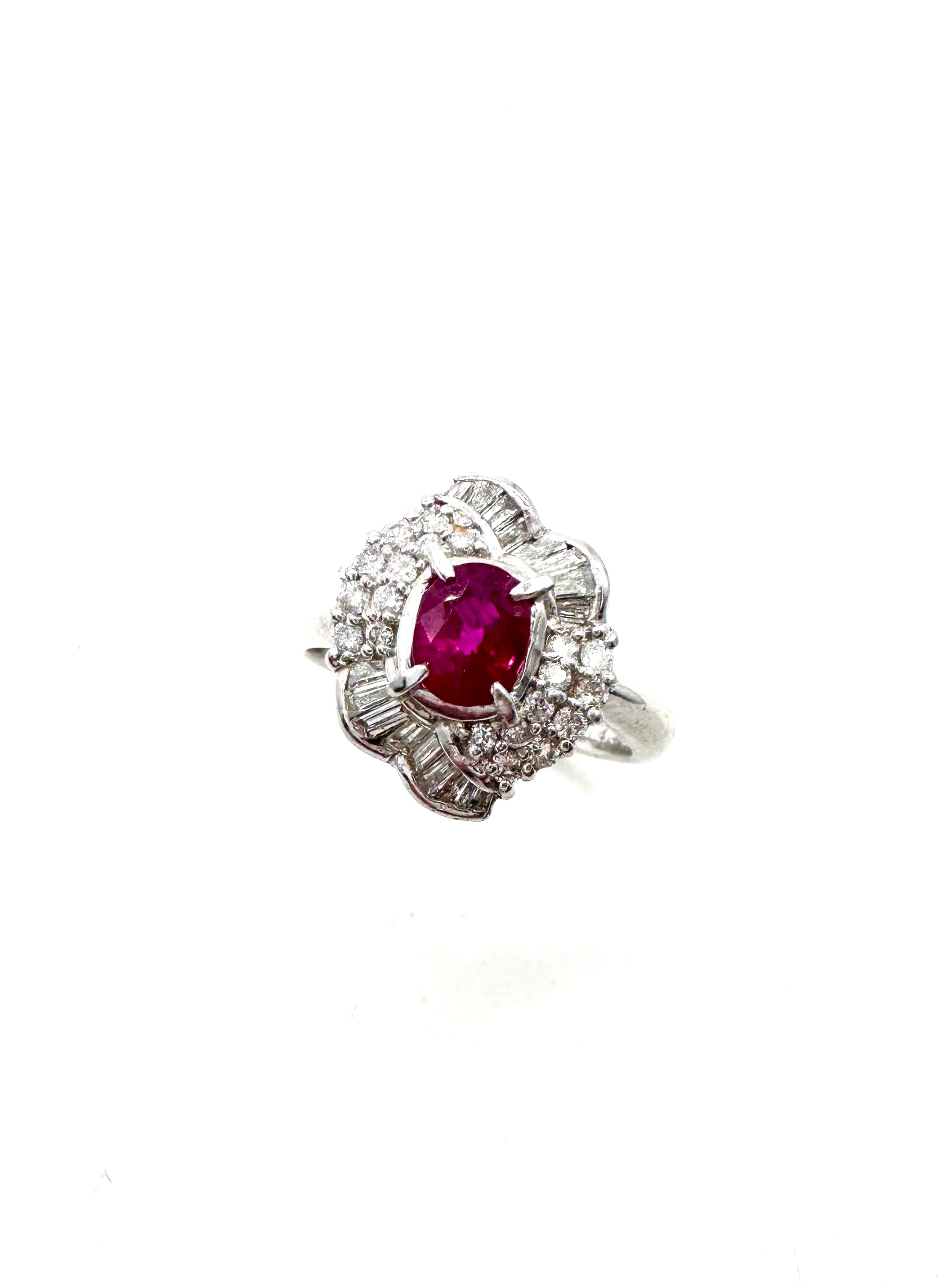 Exquisite Ruby and Diamond Ring for Women - 14K Gold Wedding, Engagement & Anniversary Jewelry Gift - Perfect for Romantic Occasions & Special Celebrations