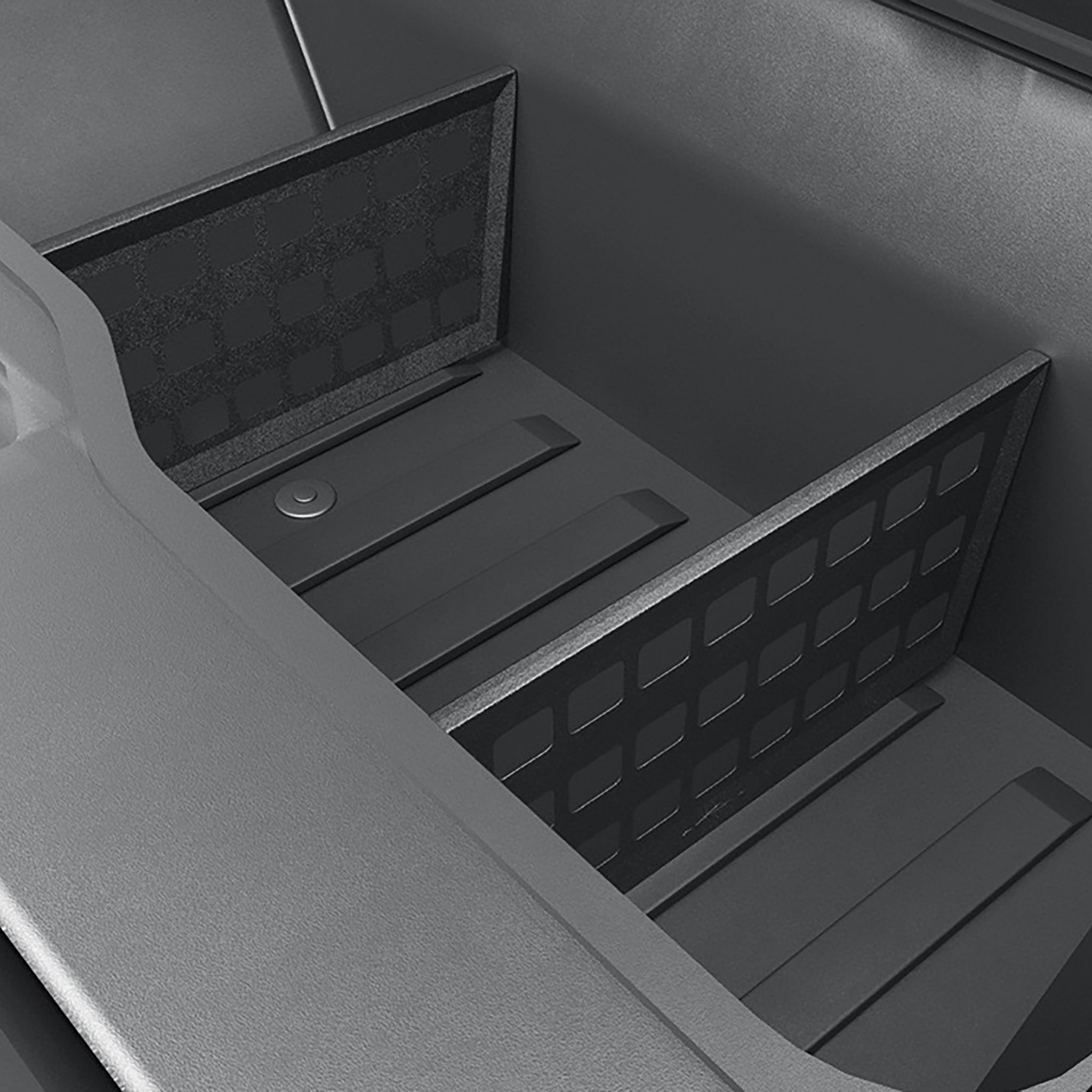 Custom Gear Locker Subtrunk Dividers for Tesla Cybertruck 2024 - Durable Storage Organizer for Camping, Road Trips & Outdoor Adventures