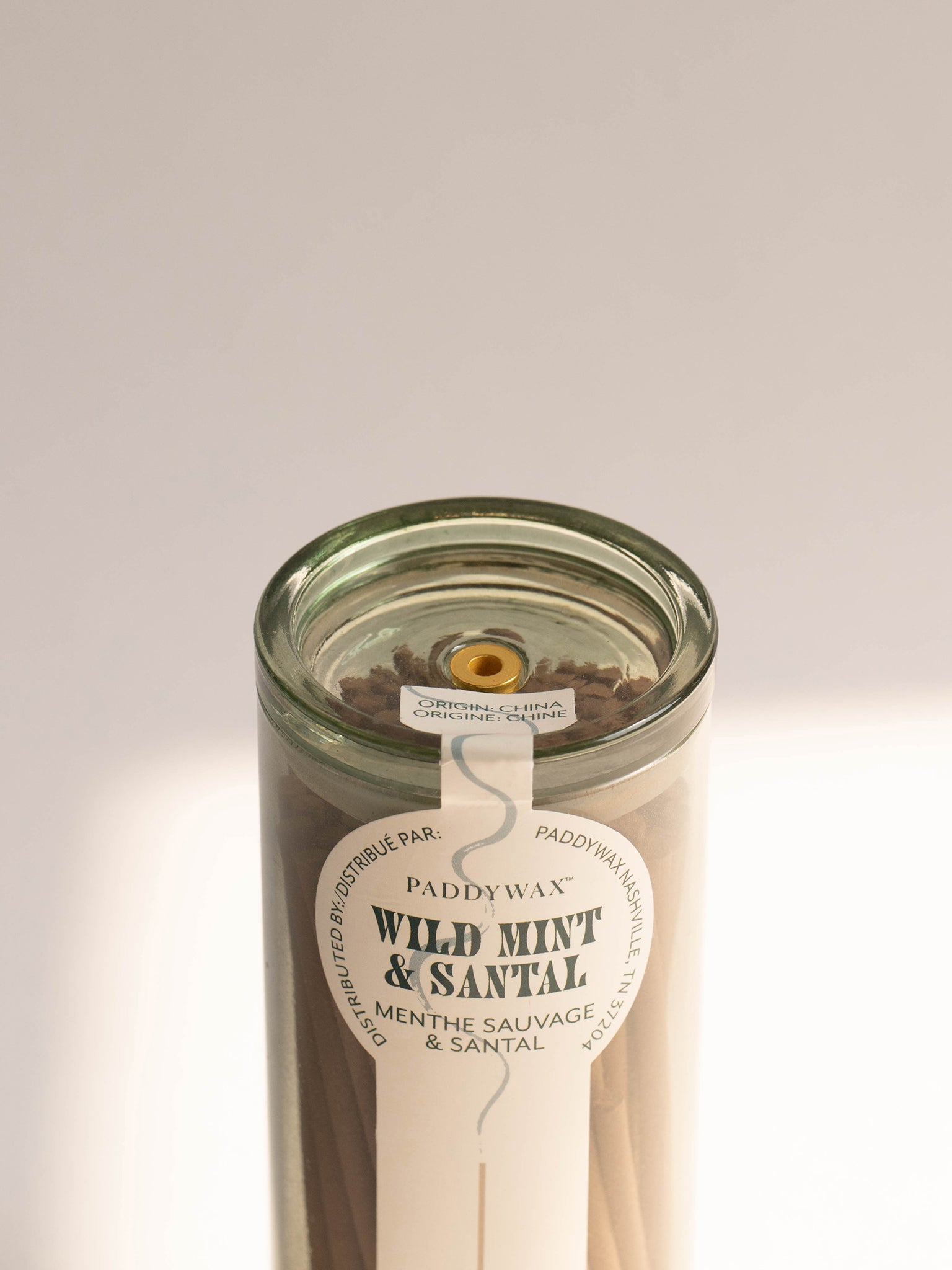 Paddywax Haze Incense - Wild Mint & Sandalwood Aromatherapy Sticks for Relaxation, Meditation & Home Fragrance