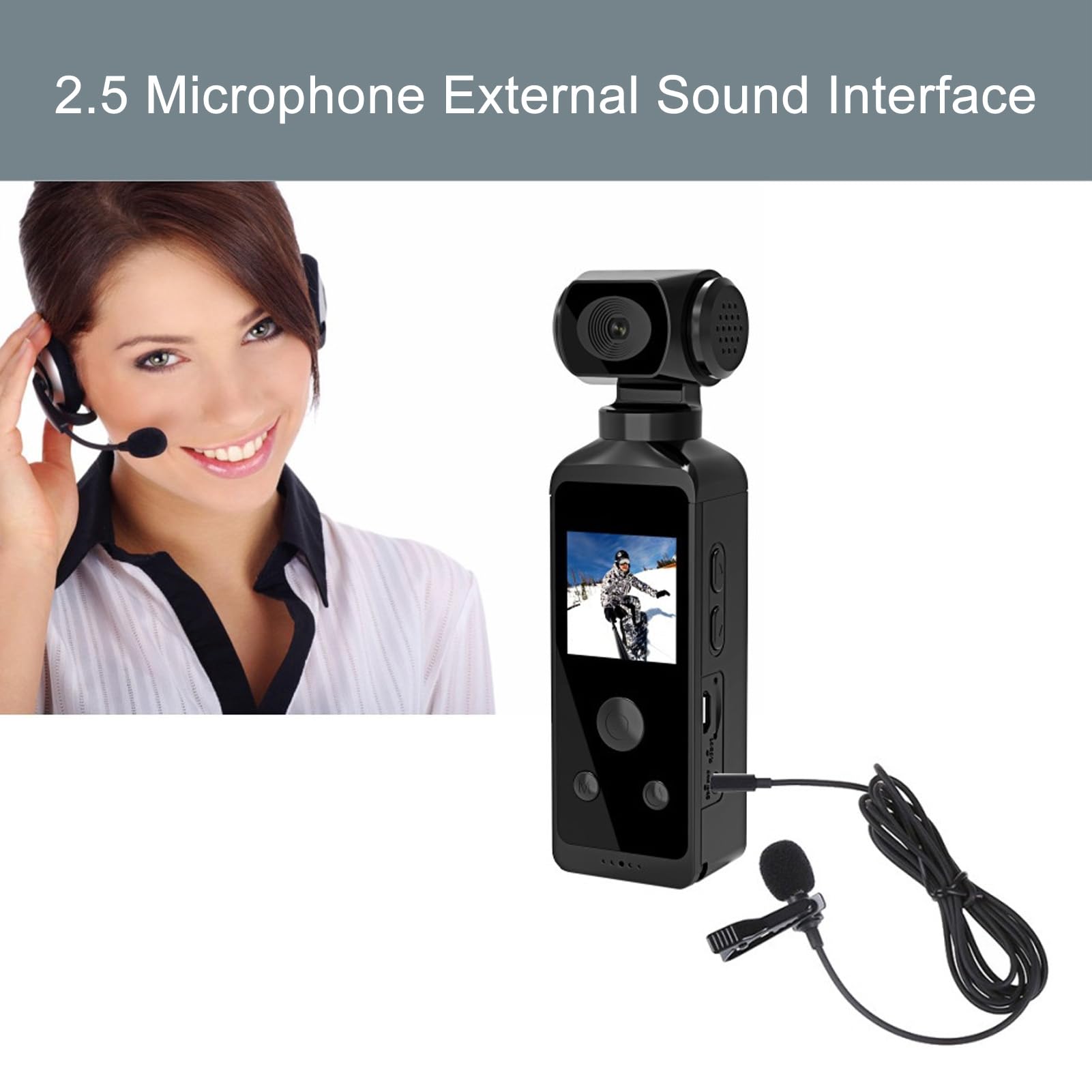 Bewinner 4K WiFi Digital Video Camera - 16MP HD Camcorder with 1.3